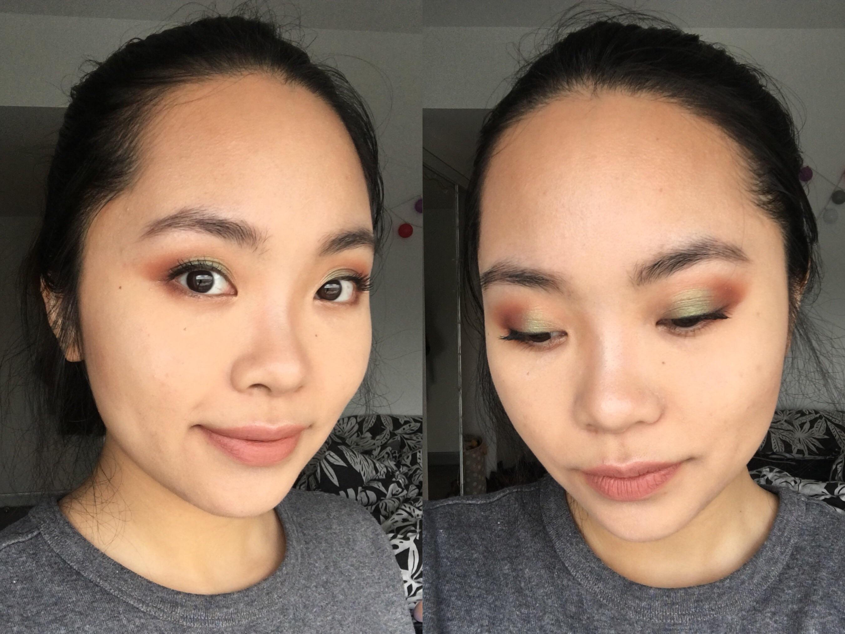Trying out olive/green teaish shadow with Colourpop Sideline, CCW! r