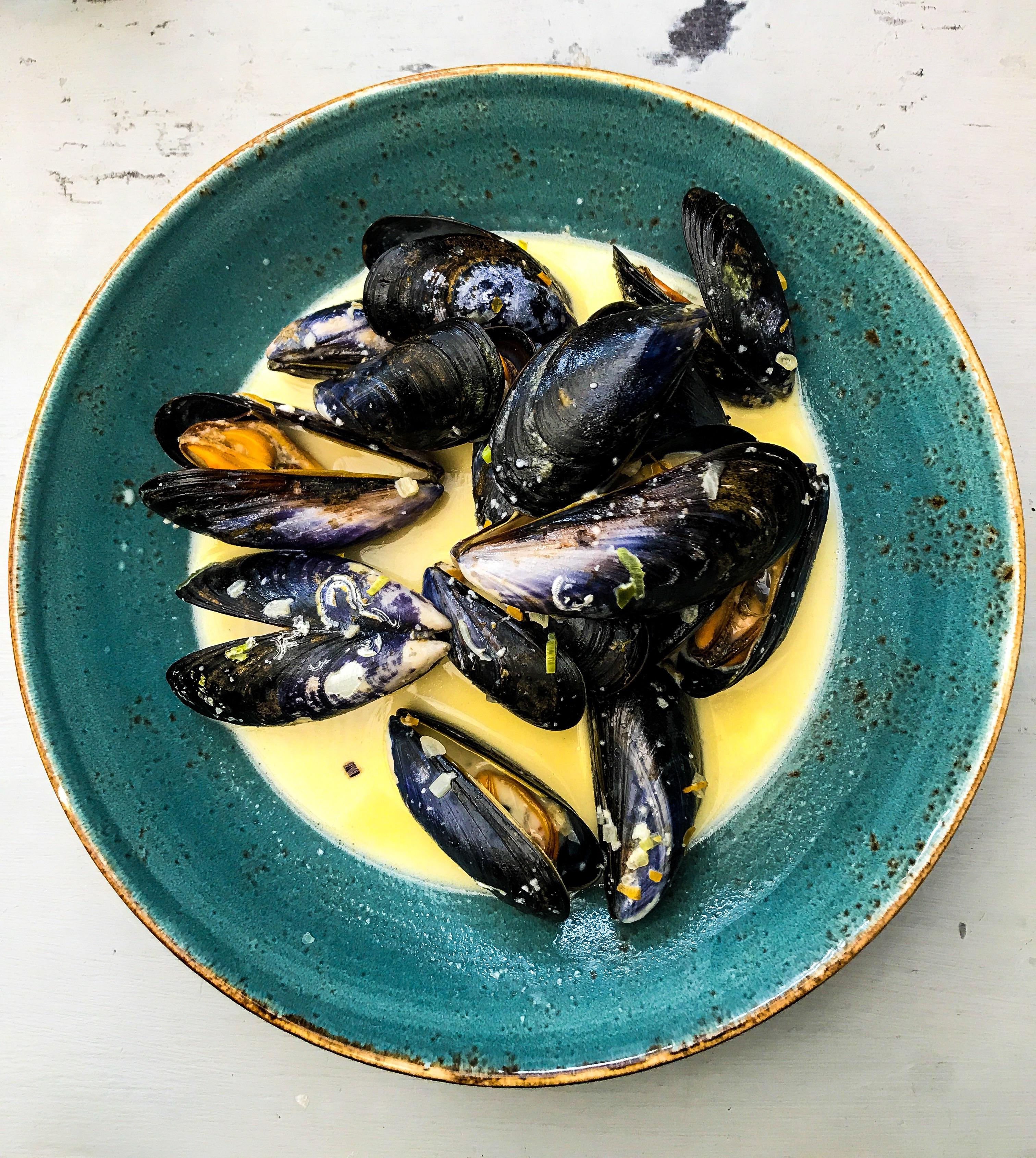 Fresh Scottish mussels with garlic and white wine. r/FoodPorn