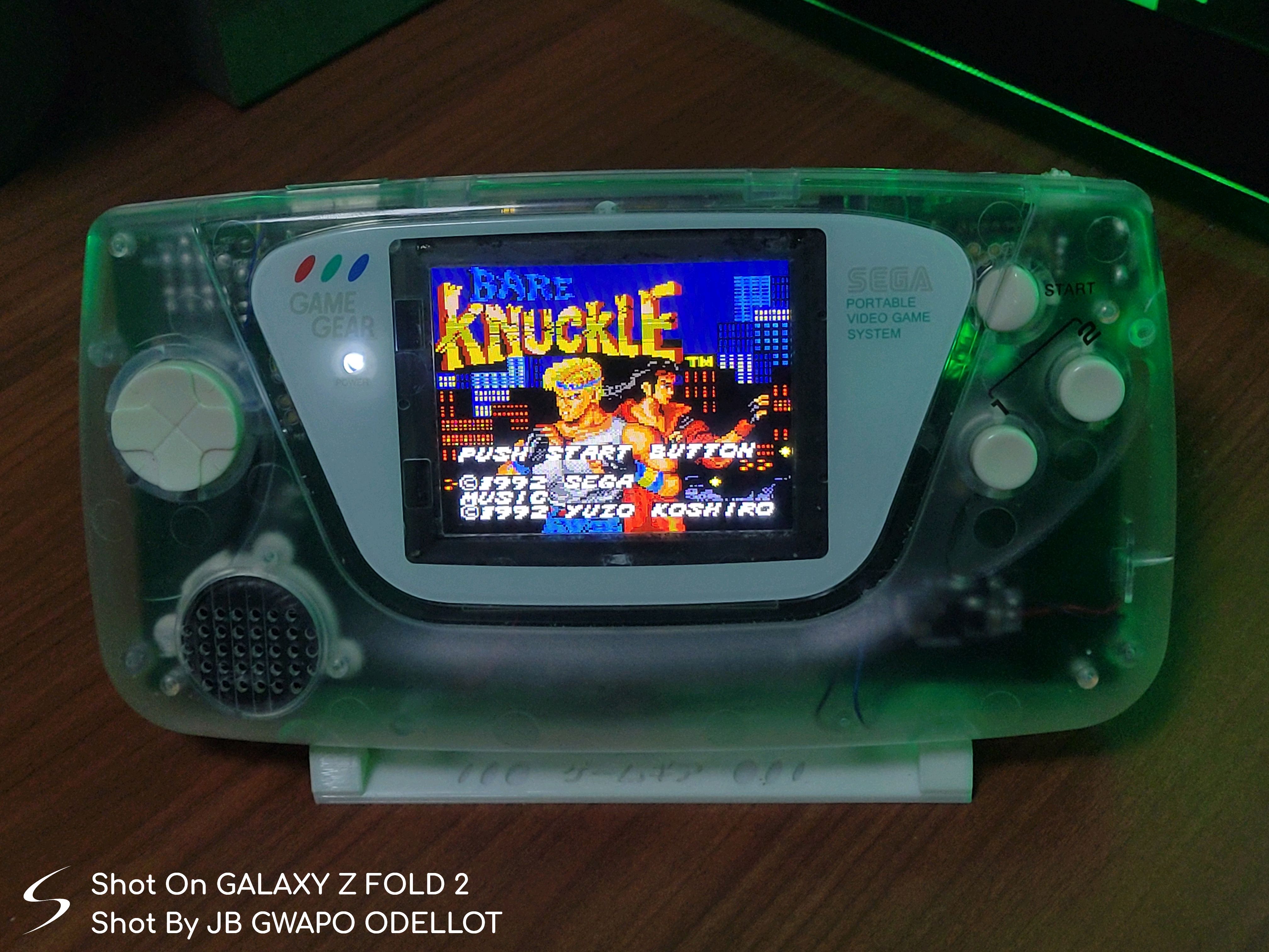 Just got a wicked deal on a Game Gear, but there are scratches on the