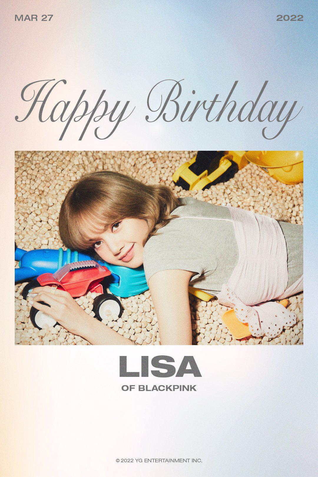 220327 Happy Birthday Lisa! BlackPink