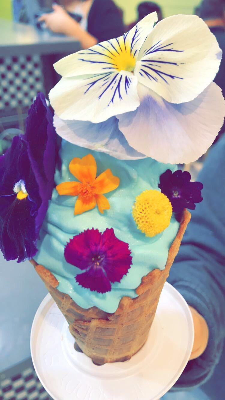 Blue Milk Flower Ice Cream r/icecreamery