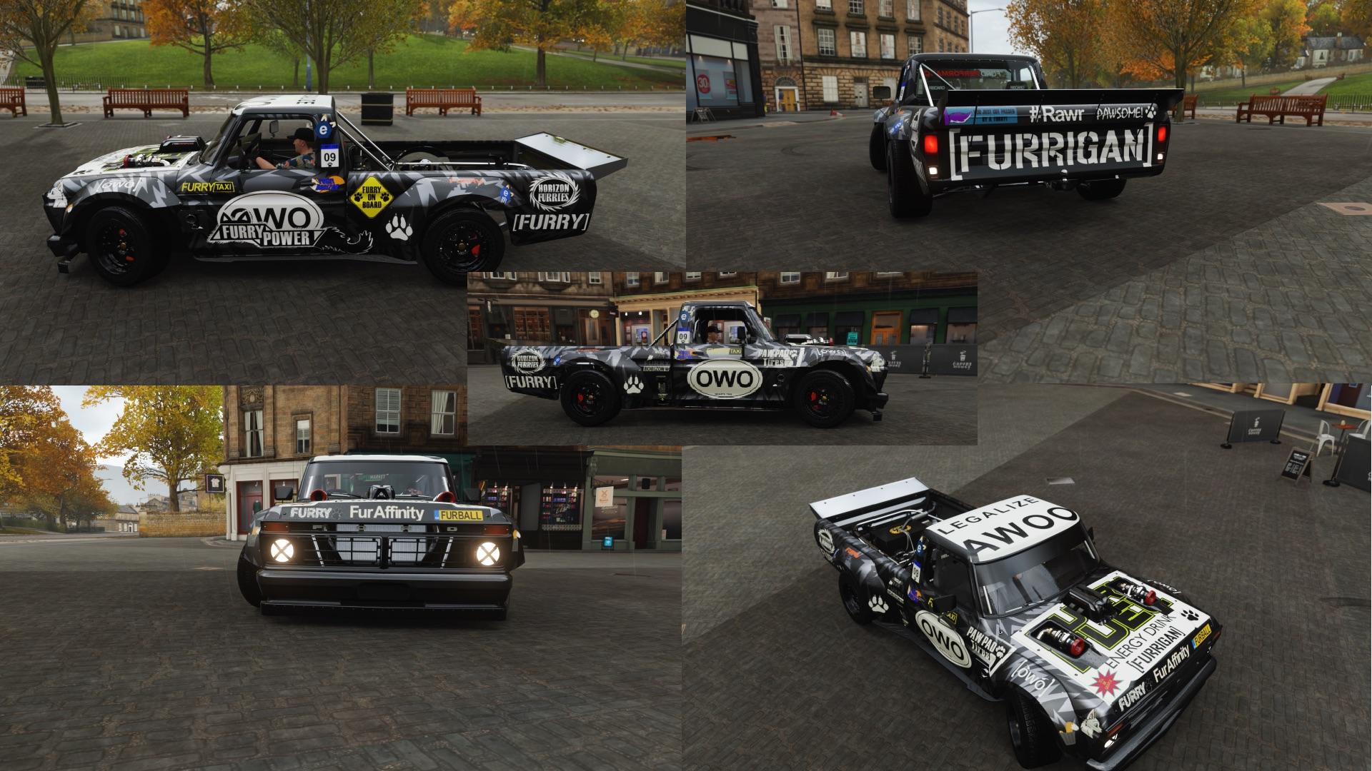 The Fluff150 of Forza Horizon 4, thanks to the various furs and decal