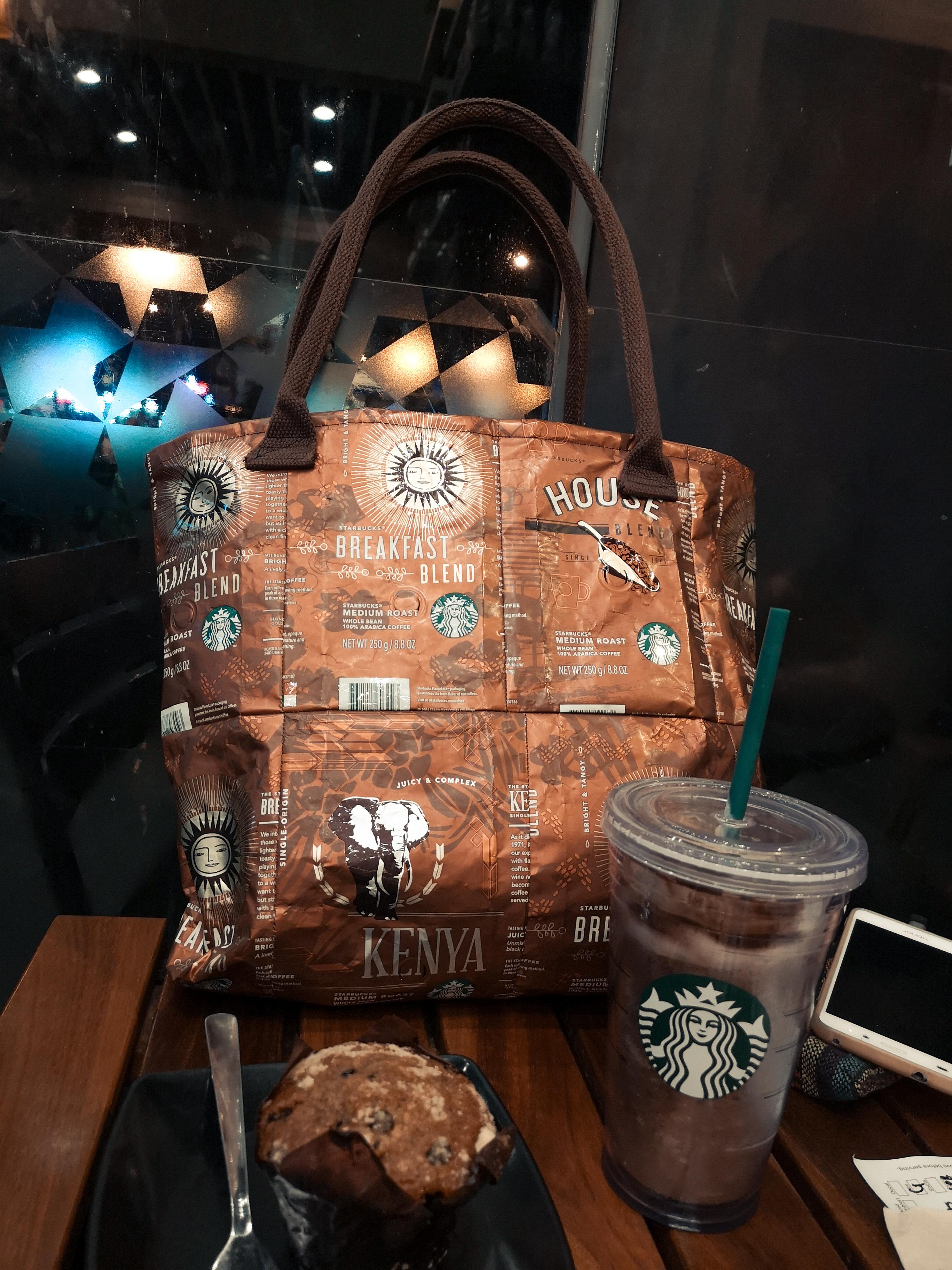 Upcycle my coffee beans bags into tote bag r/ZeroWaste