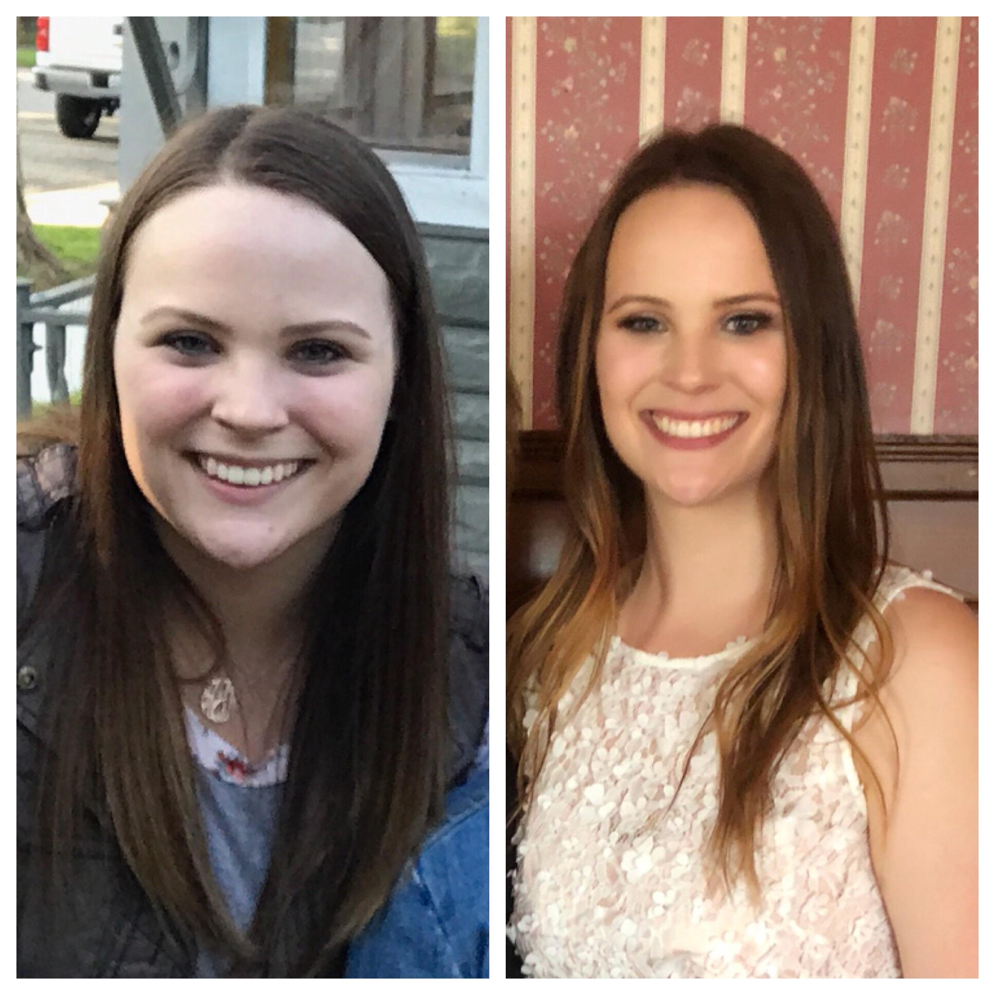 F/23/5’7”/[180lbs>159lbs] 21 lbs. 365 days. My official one year