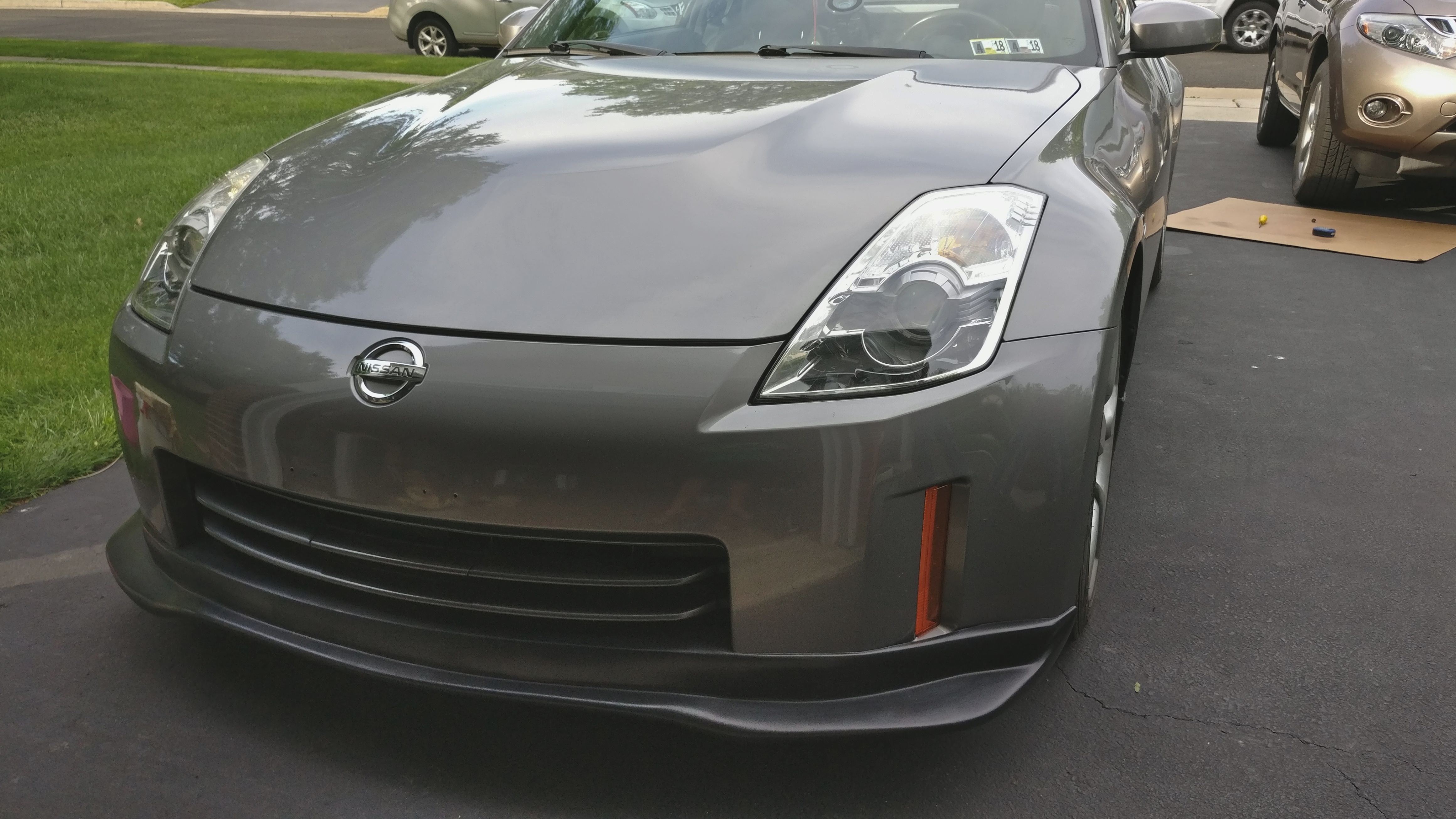 Had to hide the rock chips! r/350z