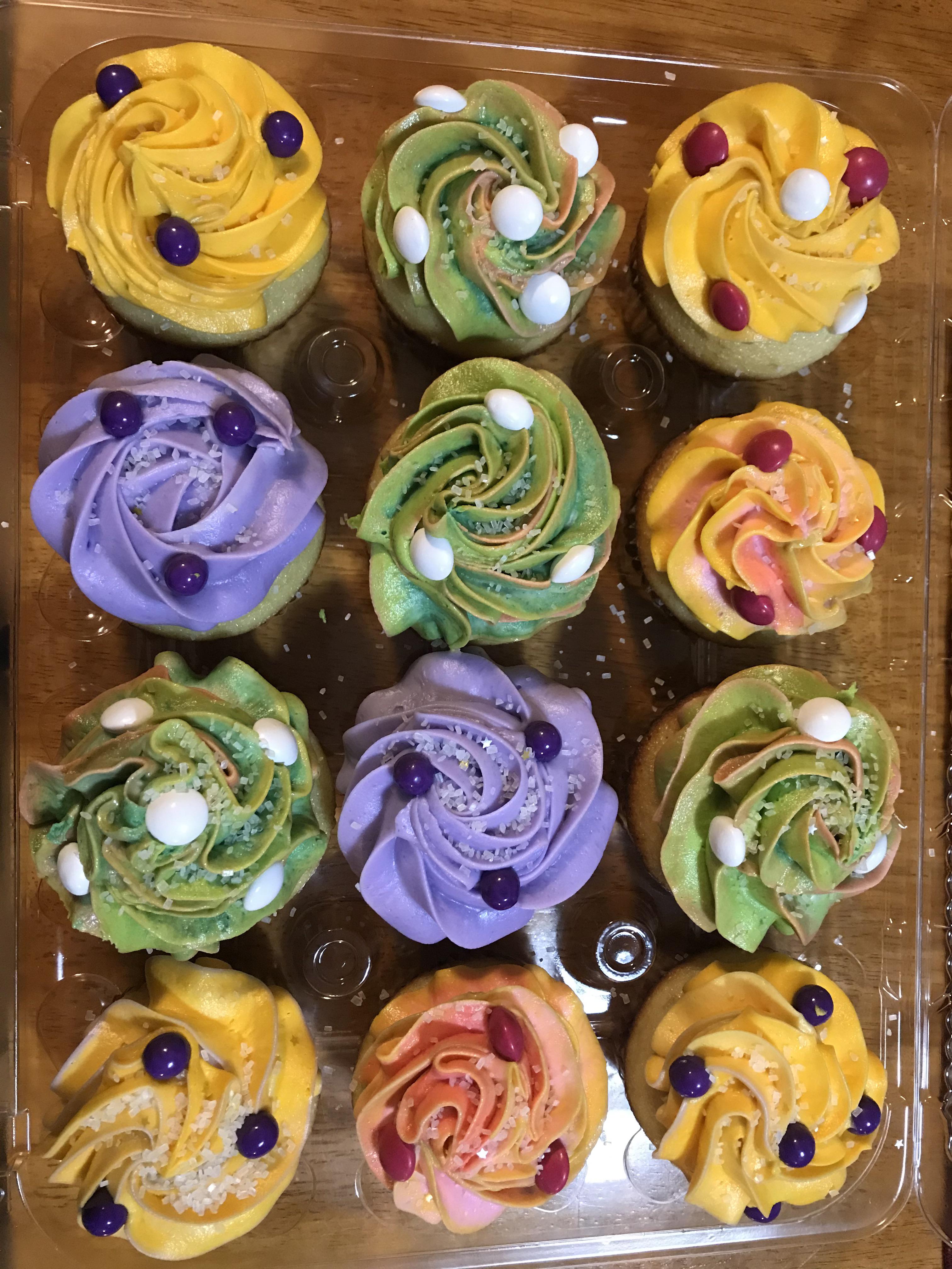 Cupcakes. I used up all of the frosting I had in the refrigerator