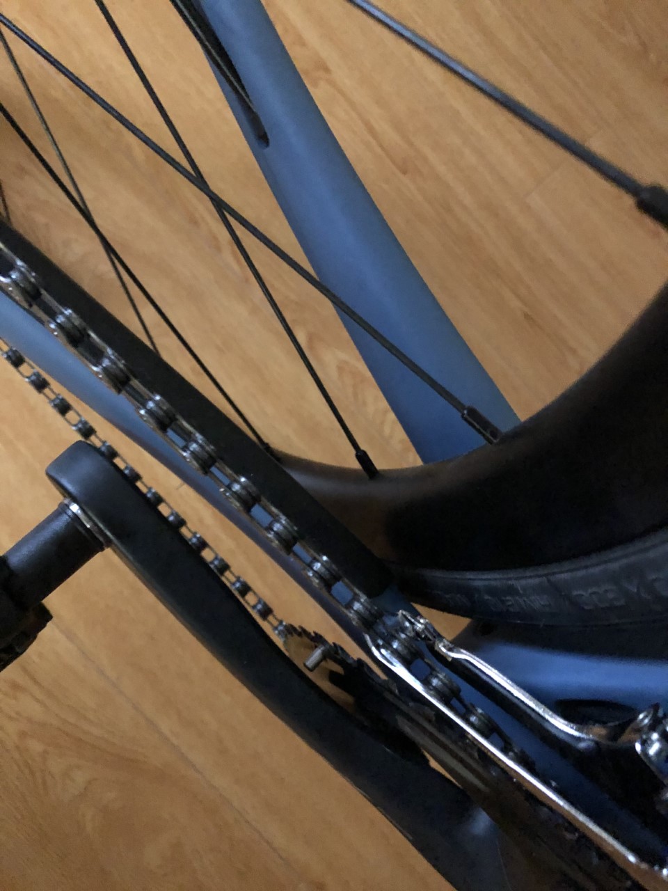 Chain rubbing against front derailleur after fall r/bikewrench