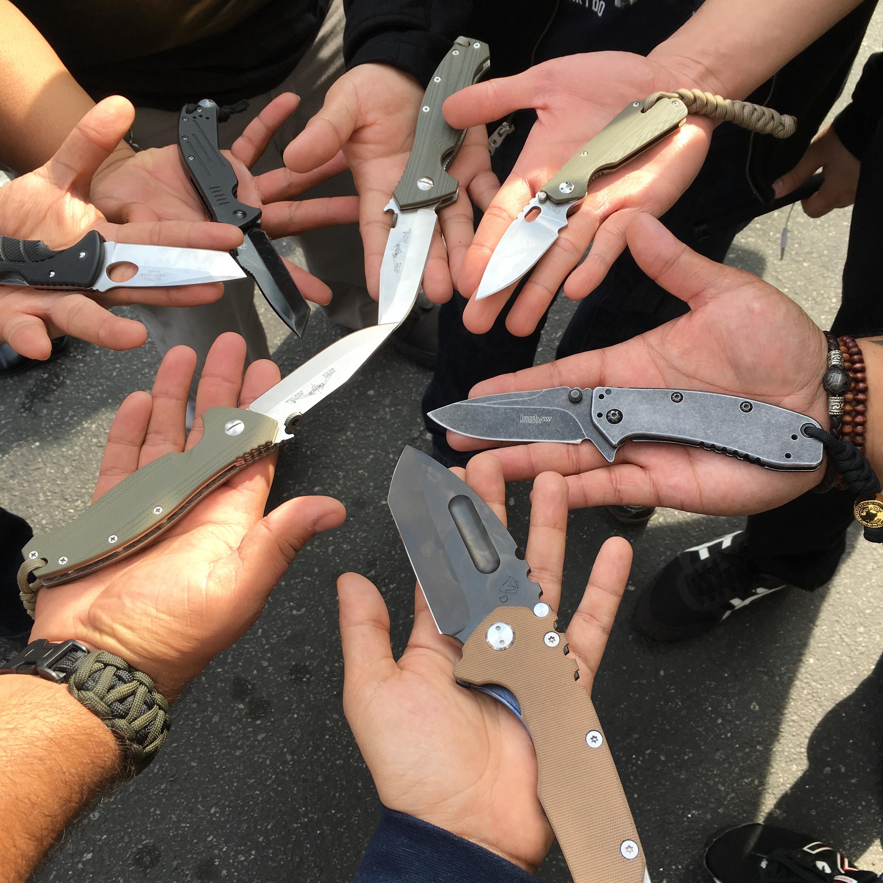 I introduced my boys to pocket knives. Now this is what our group