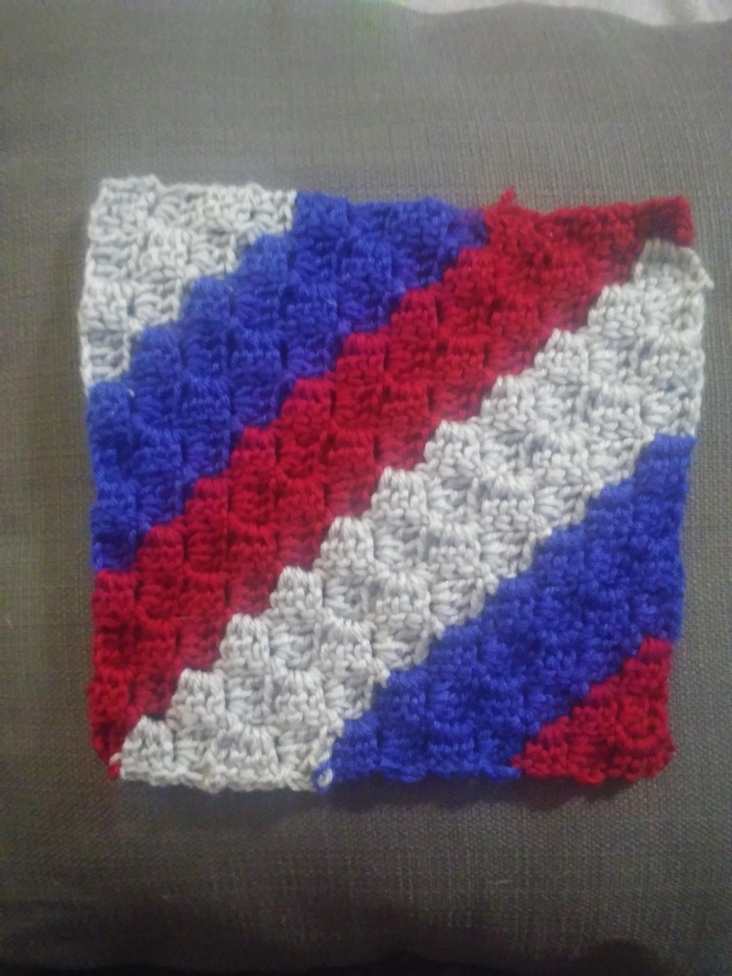Just learned how to c2c, planning on making a blanket for my boyfriend