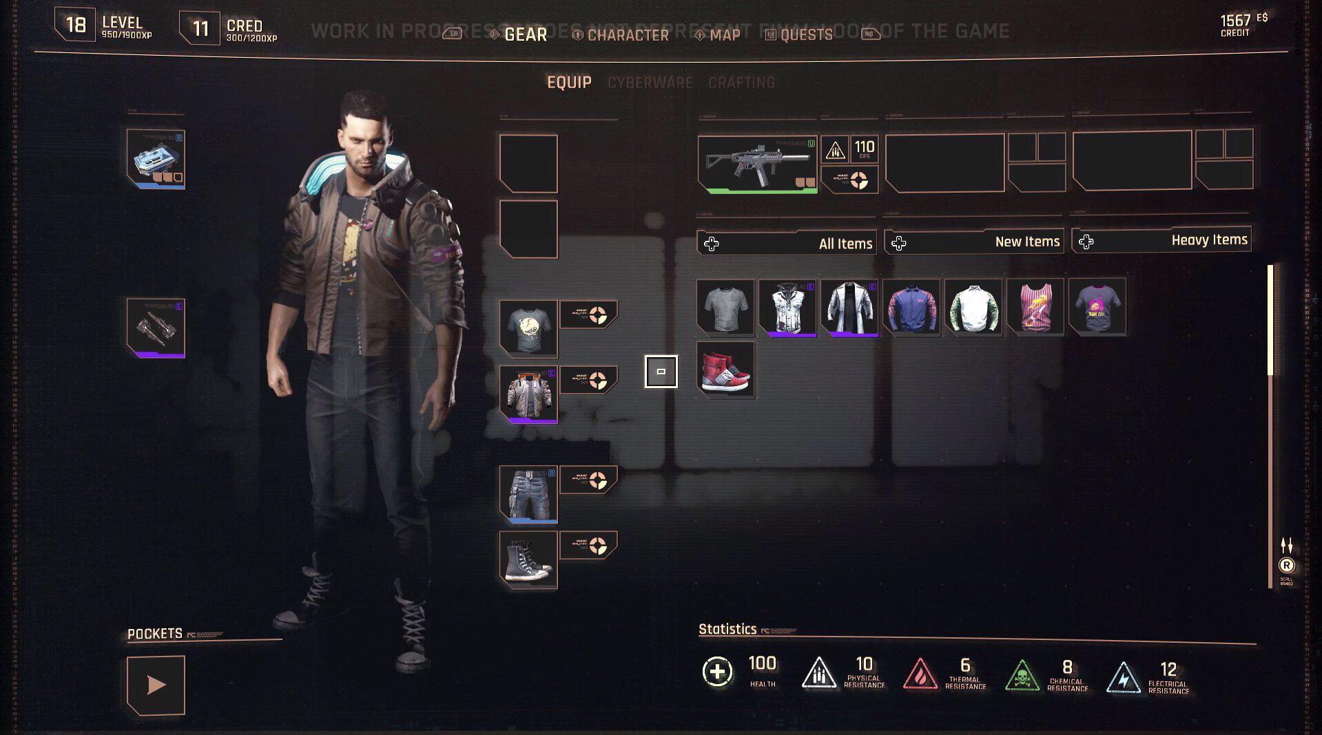 Cyberpunk 2077 clothes menu. Who is excited to play as such a hot guy
