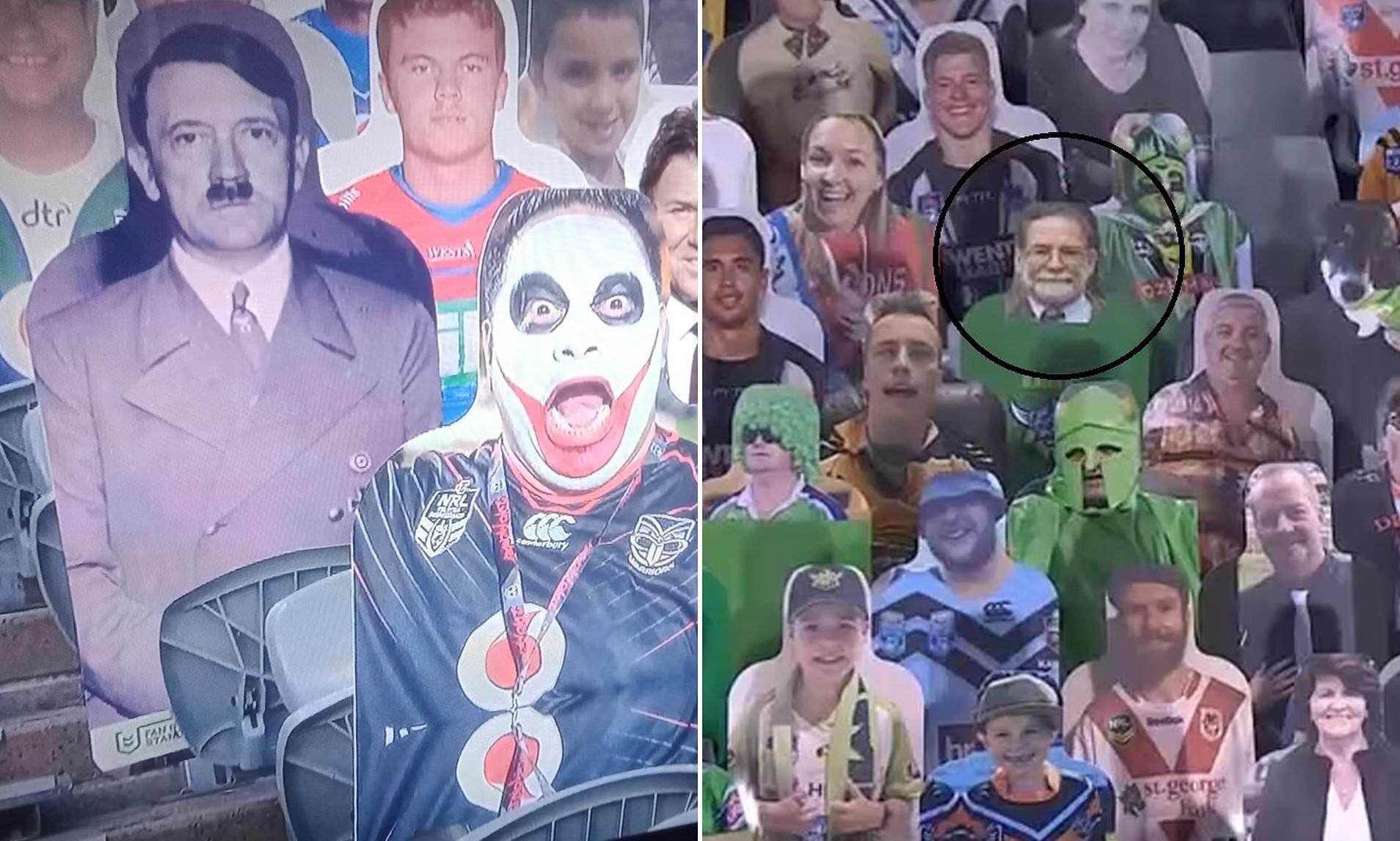 What could go wrong allowing fans to choose cardboard cutouts to