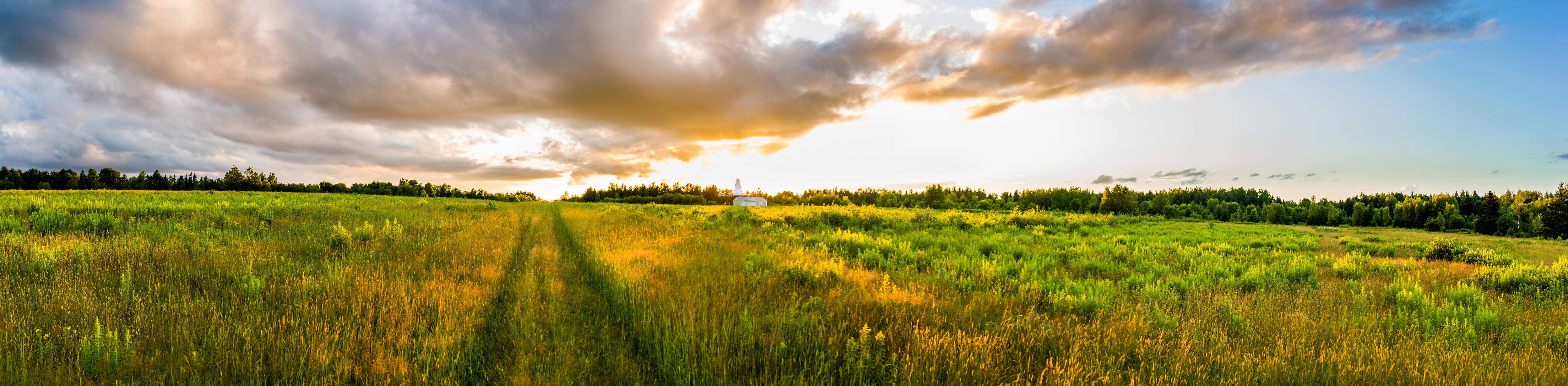 Panorama of today's sunset in Talmadge, Maine r/Maine