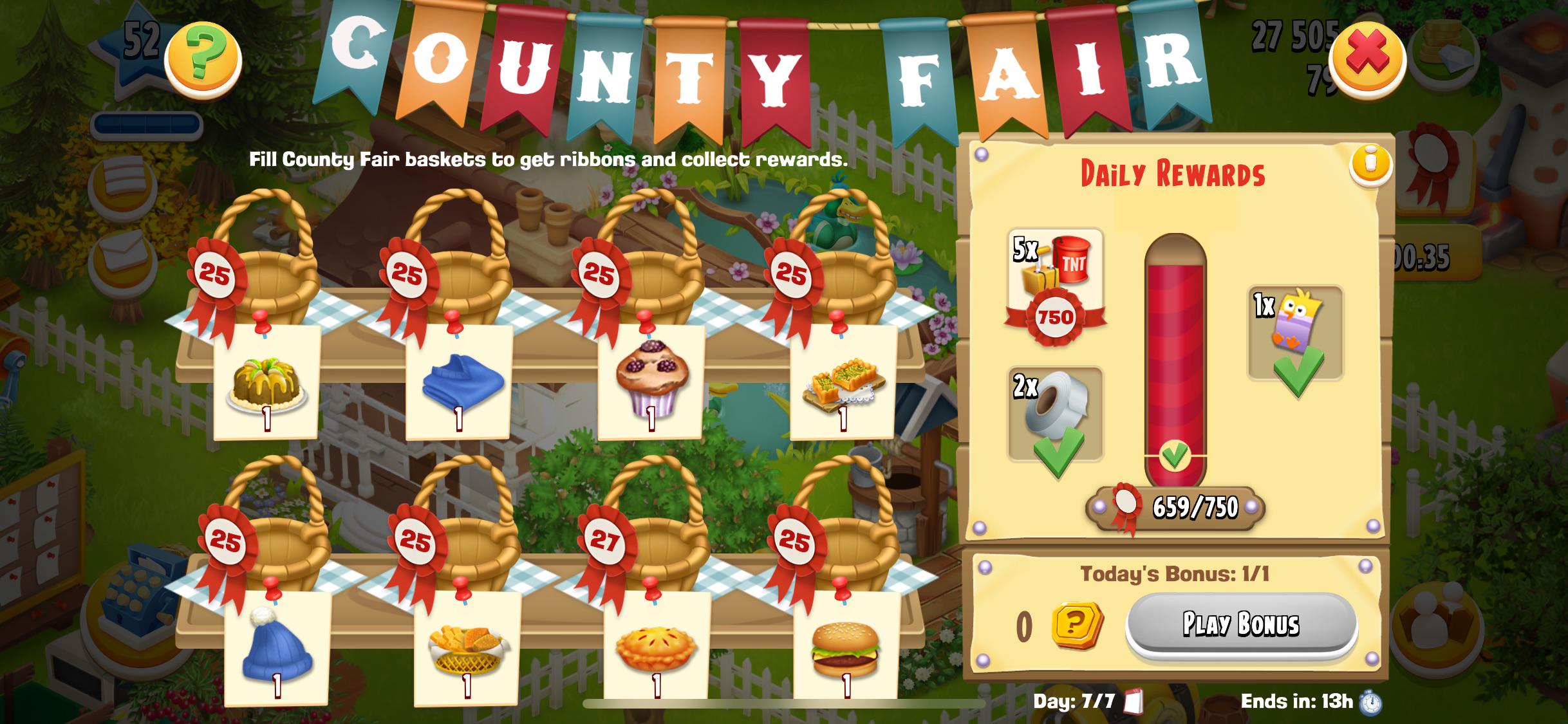 Chick vouchers in county fair r/HayDay