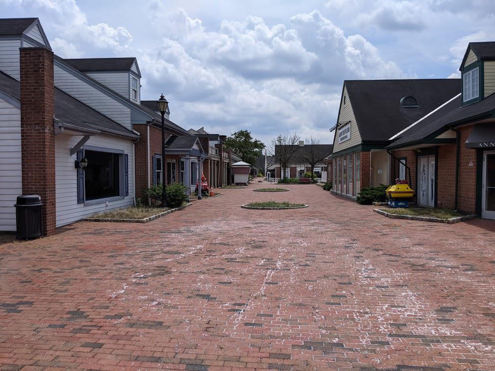 The fading Country Club Mall, Lavale, MD deadmalls