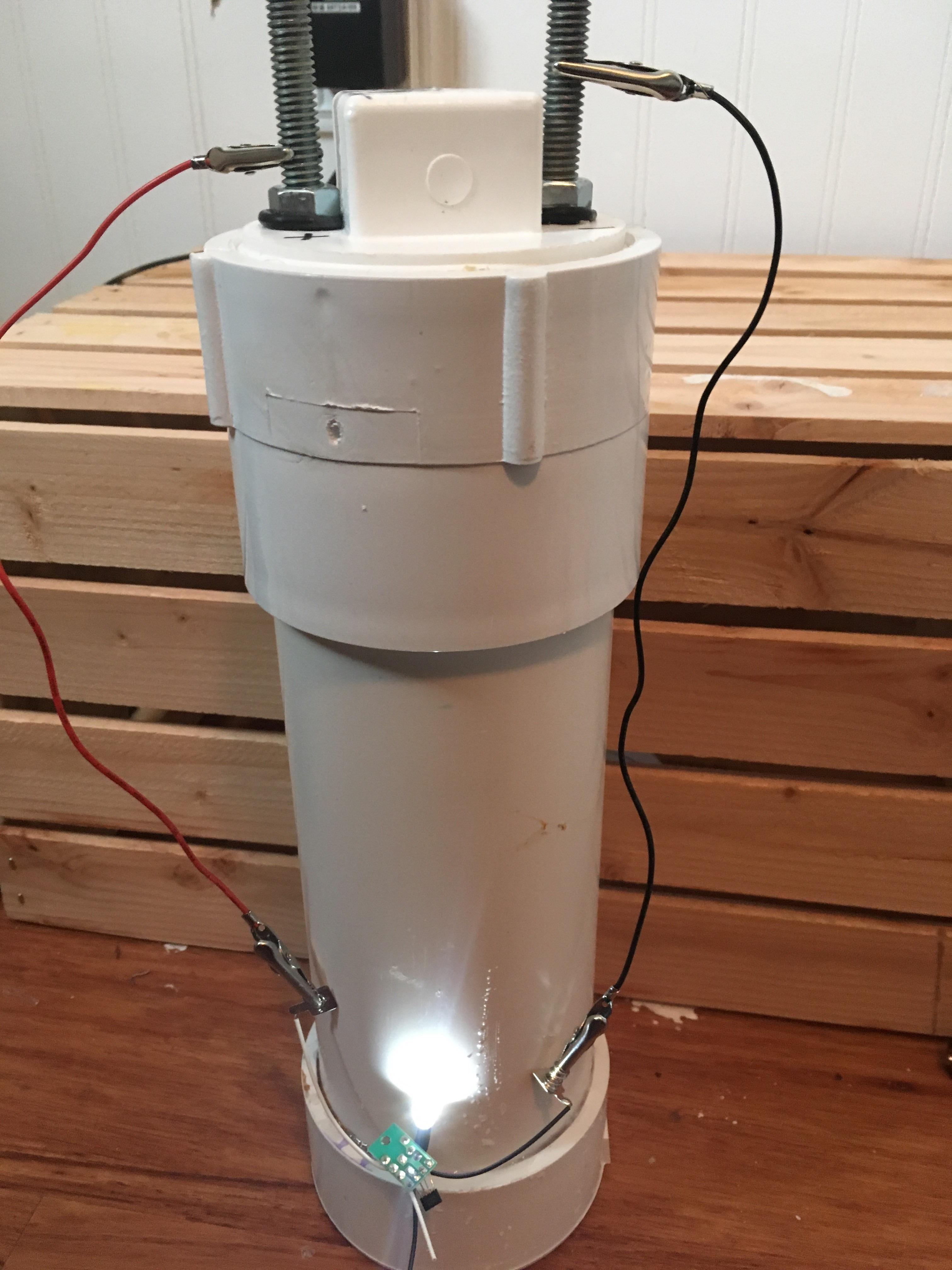 Homemade massive rechargeable battery. Output is 1.2 v 1.25 amps. (I