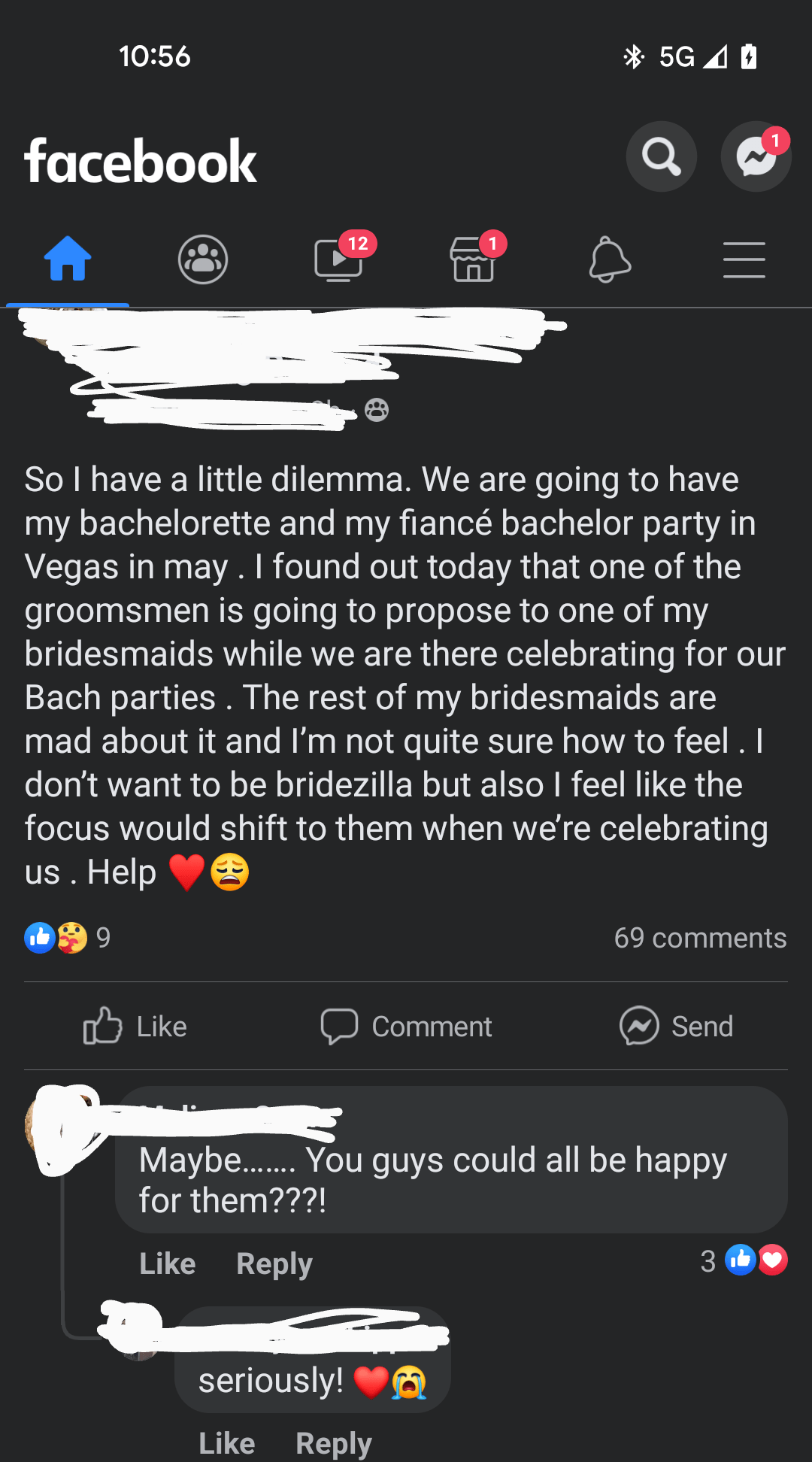 Groomsmen plans to propose at bachelor/ette party. Group is split on