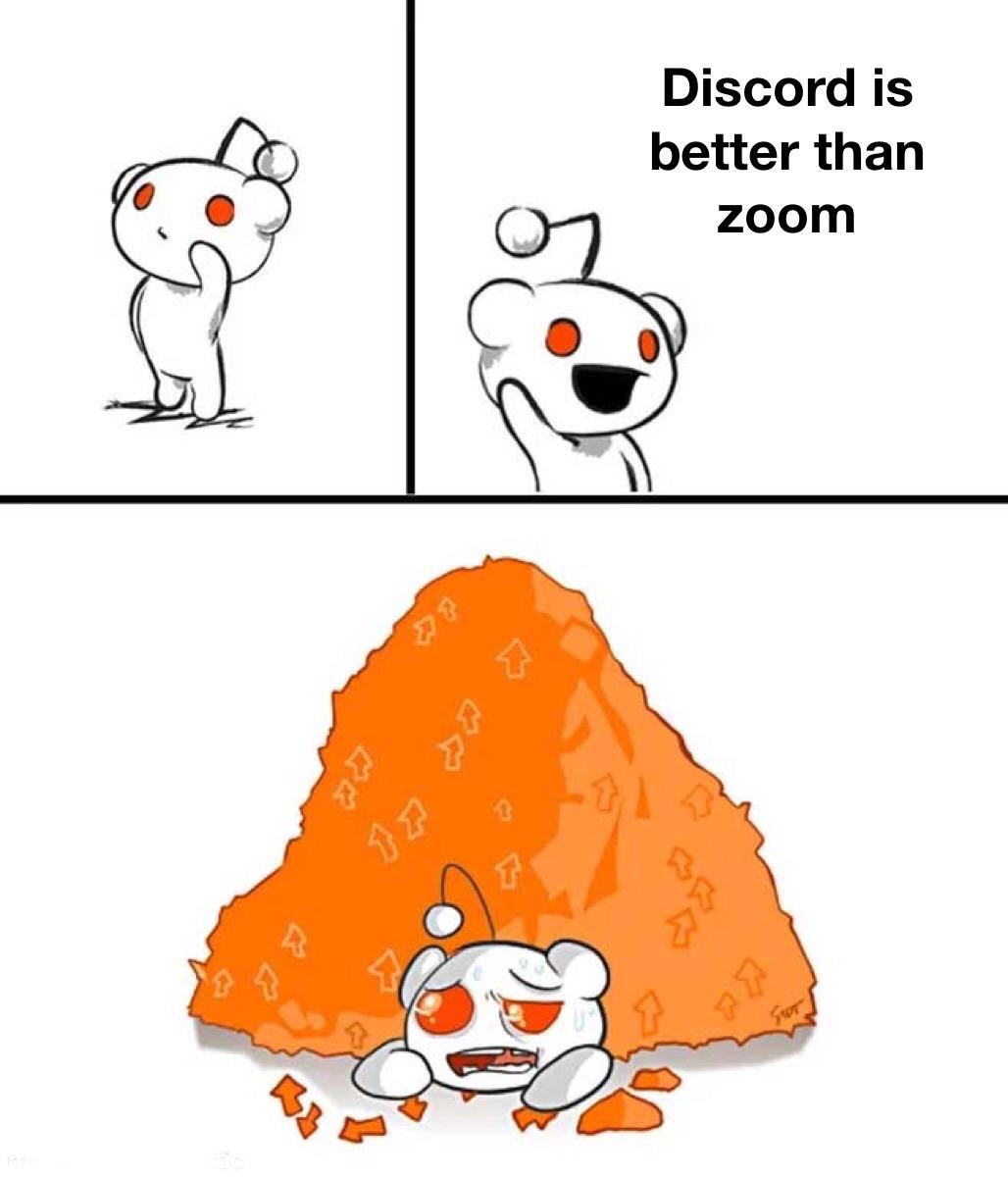 Zoom bad discord good memes