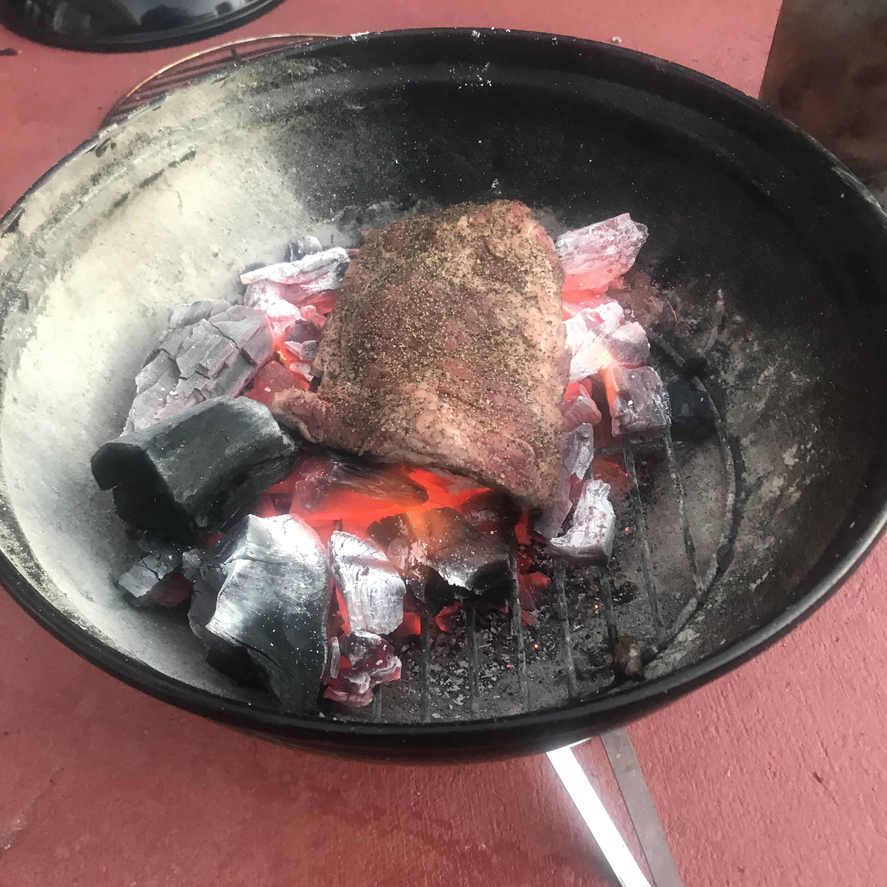 Has anyone done skirt steak directly on the coals? r/grilling