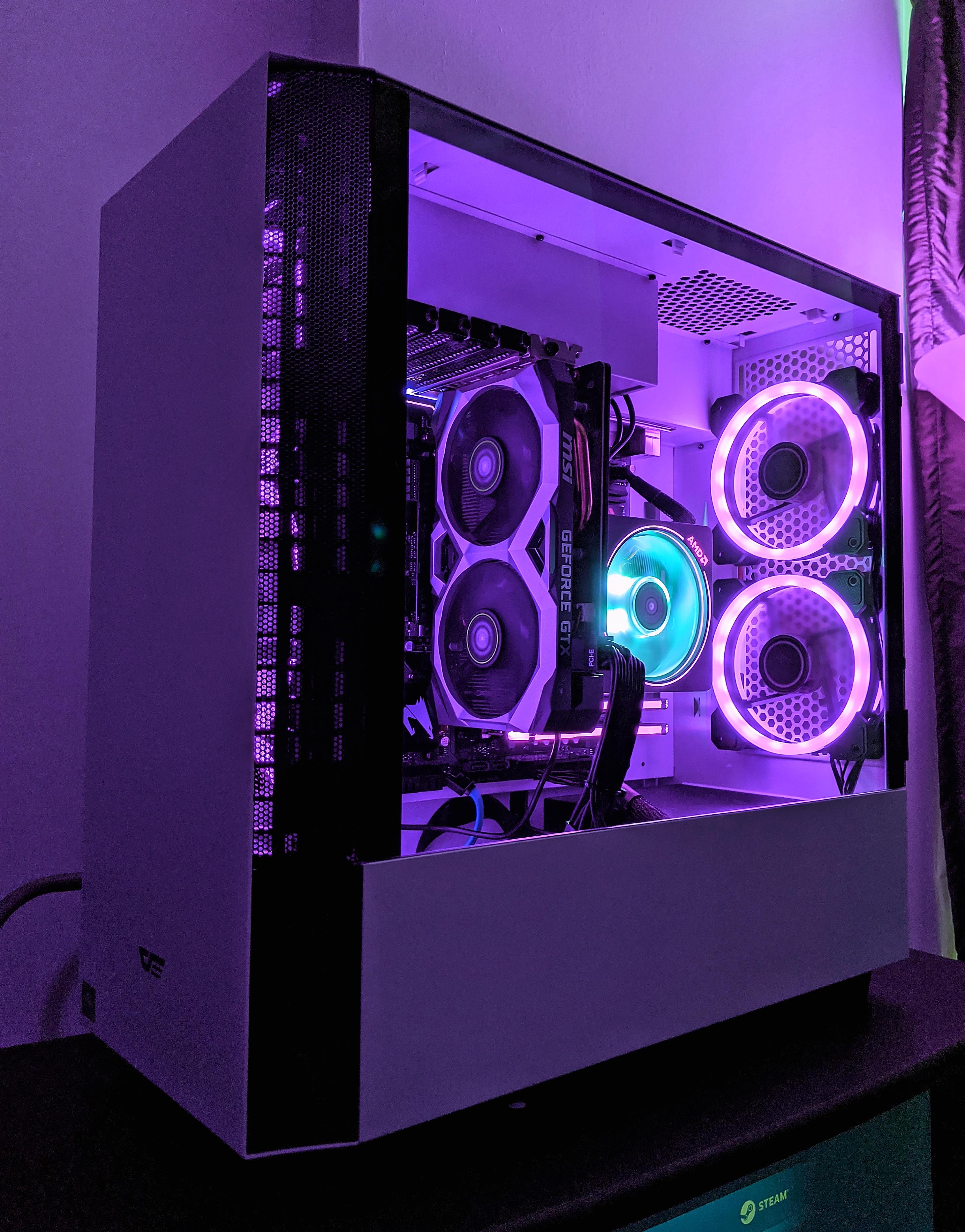 My new purple PC perfectly balanced with +10fps r/PcBuild