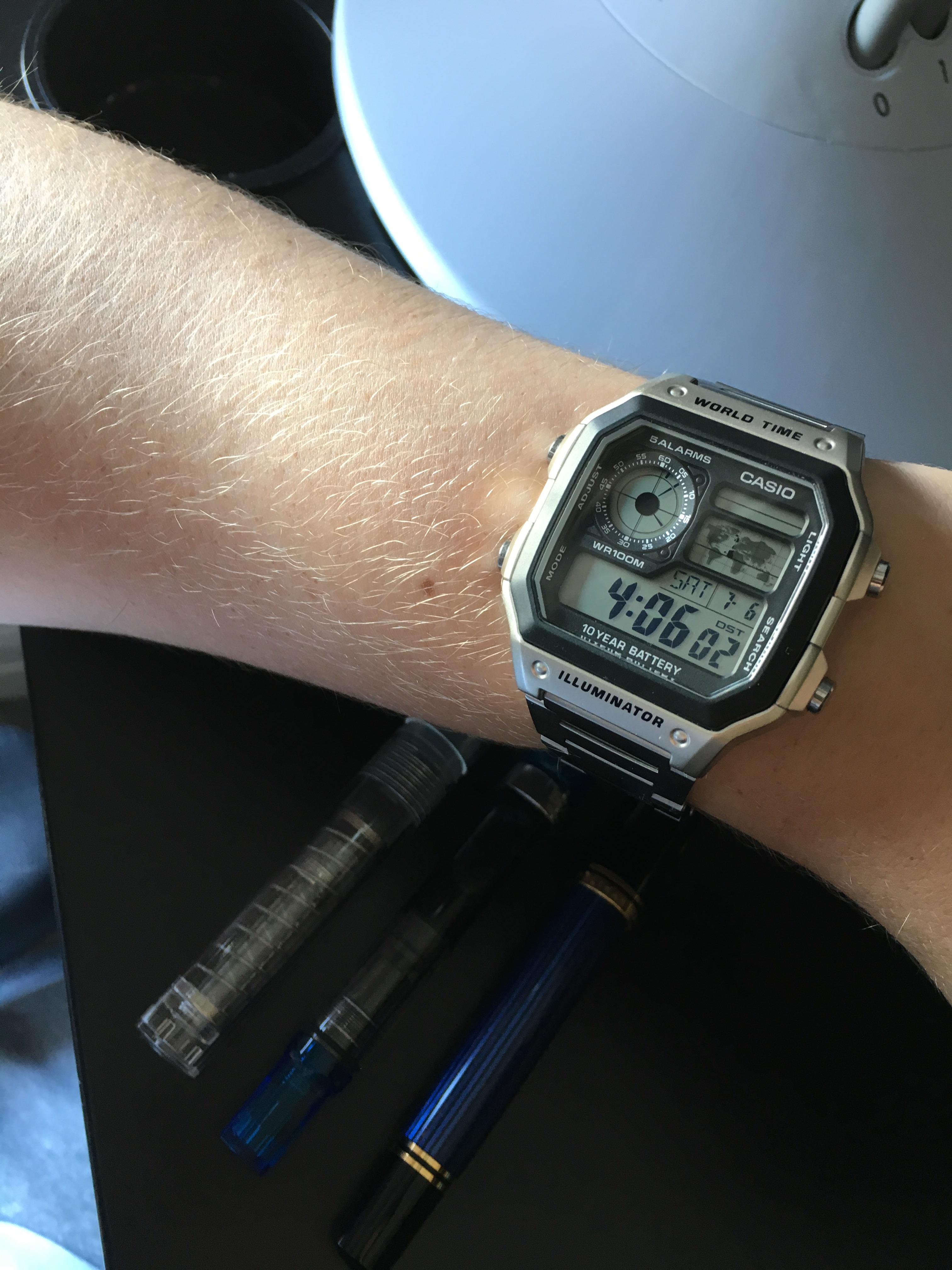[Casio] Bought my first digital watch today! Went with the hyped casio
