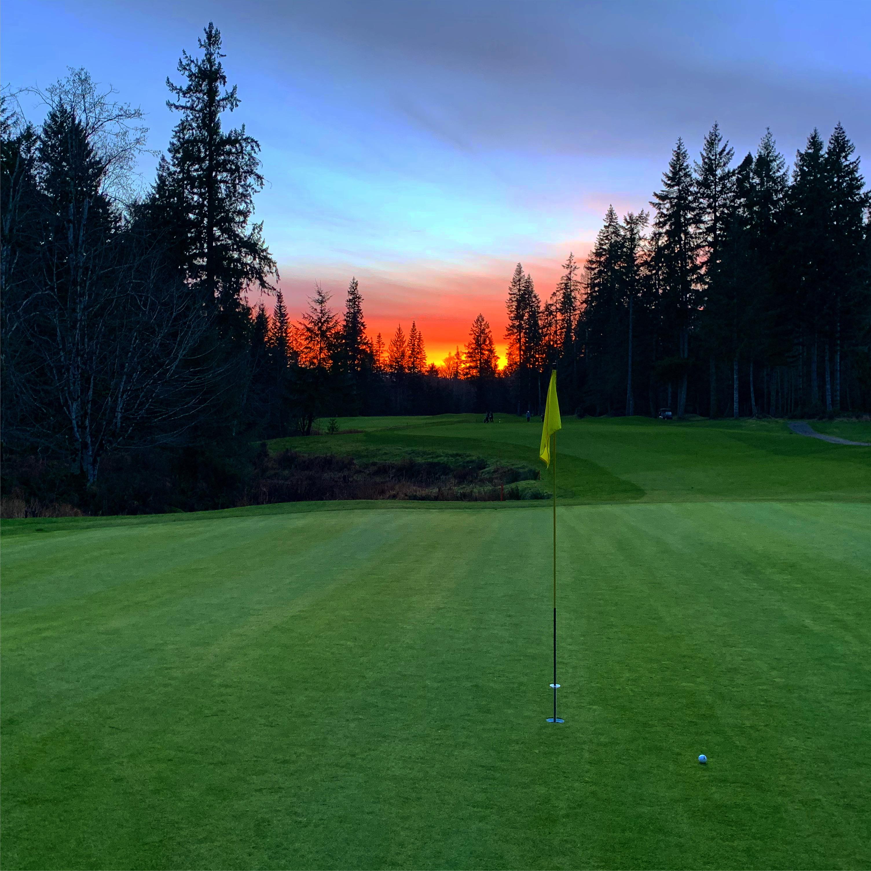 Hole 5, Storey Creek, Campbell River, B.C. r/golf
