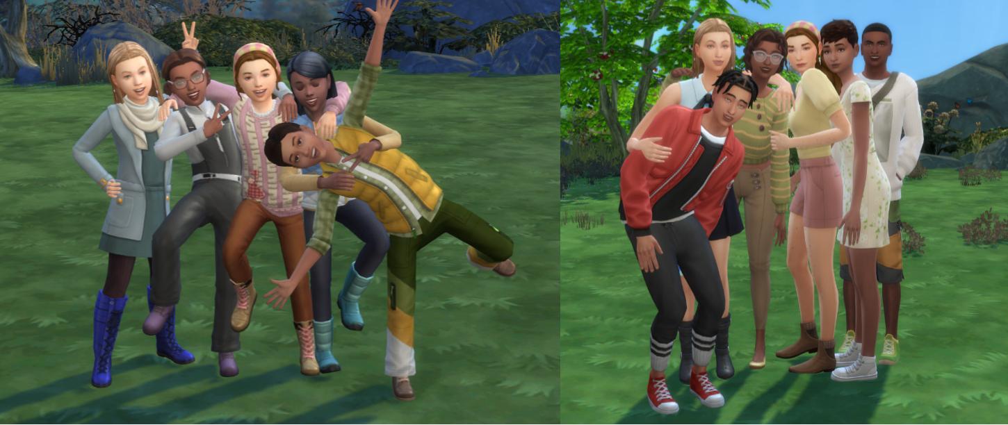 This is THE SAME friend group 🥺 r/Sims4