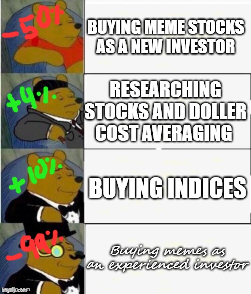 Investor lifecycle r/wallstreetbets