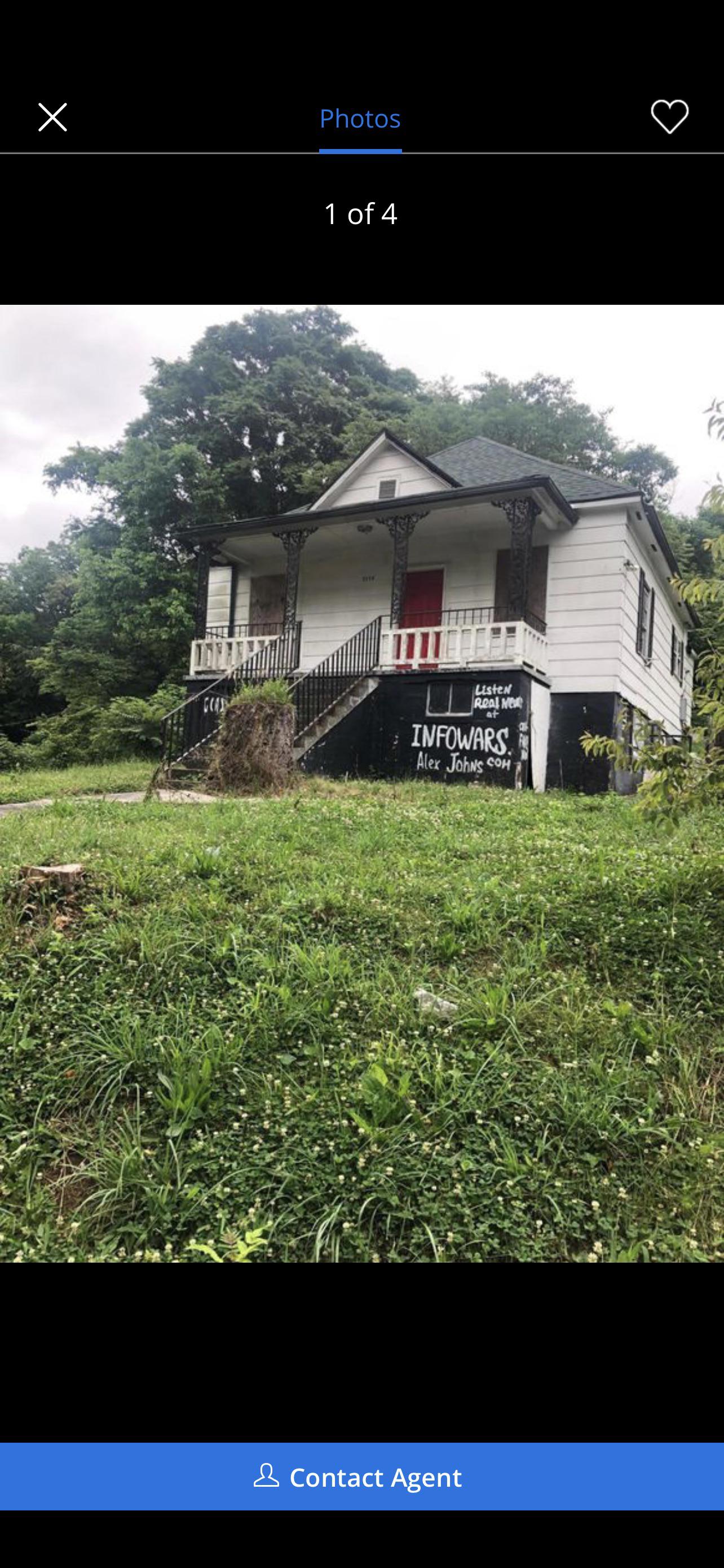 Found in Knoxville, TN in a Zillow listing r/InfowarriorHomes