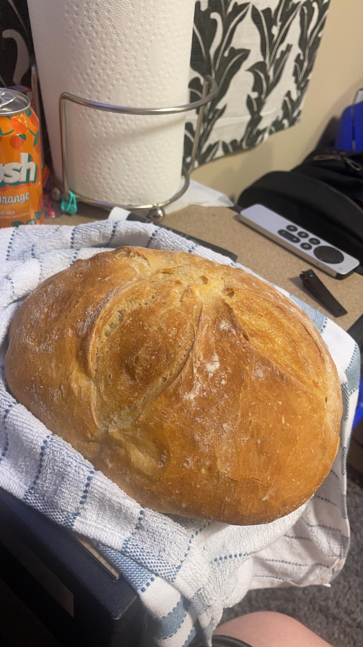 First Loaf Ever Made By Hand r/Breadit