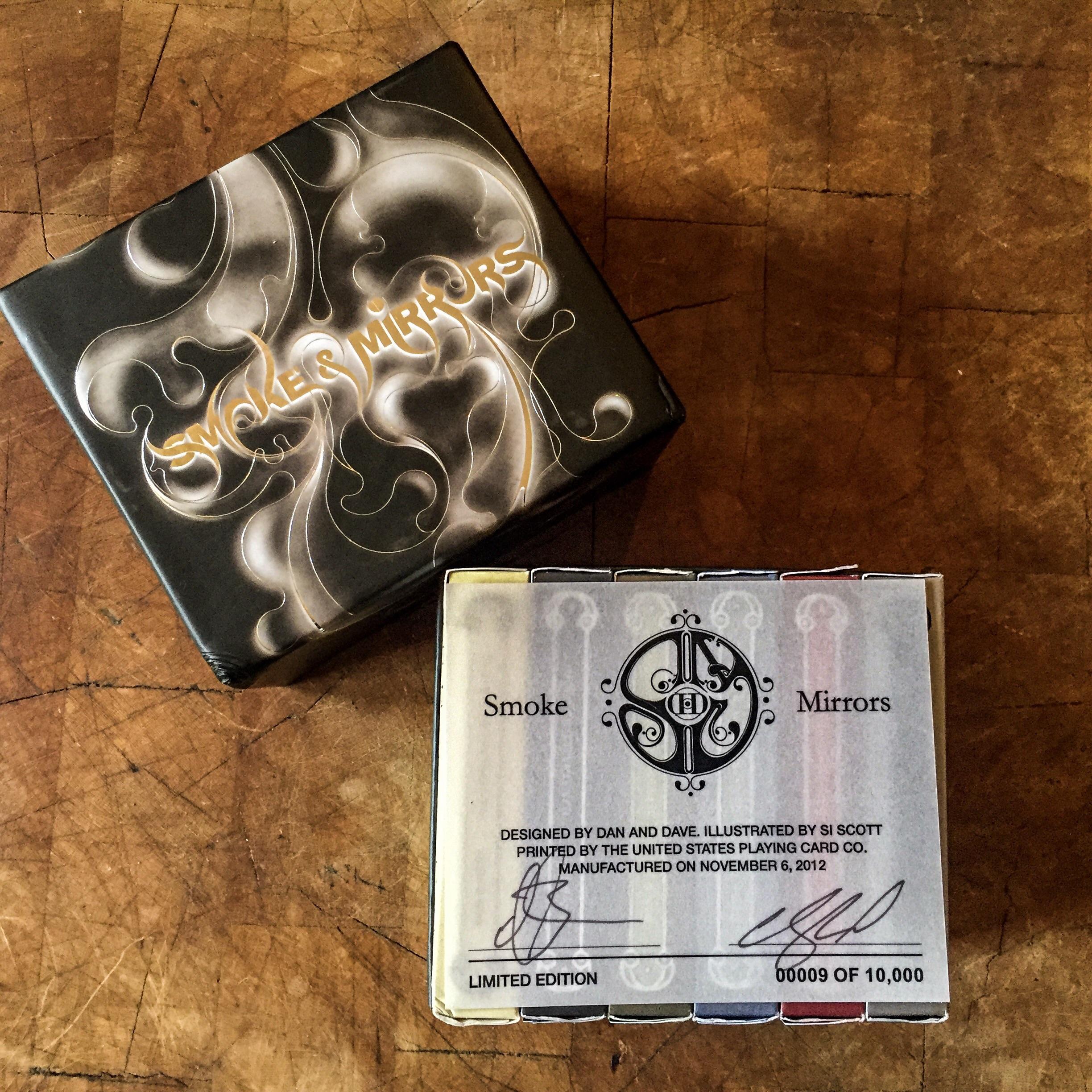 9 out of 10,000! Smoke and Mirrors box set r/playingcards