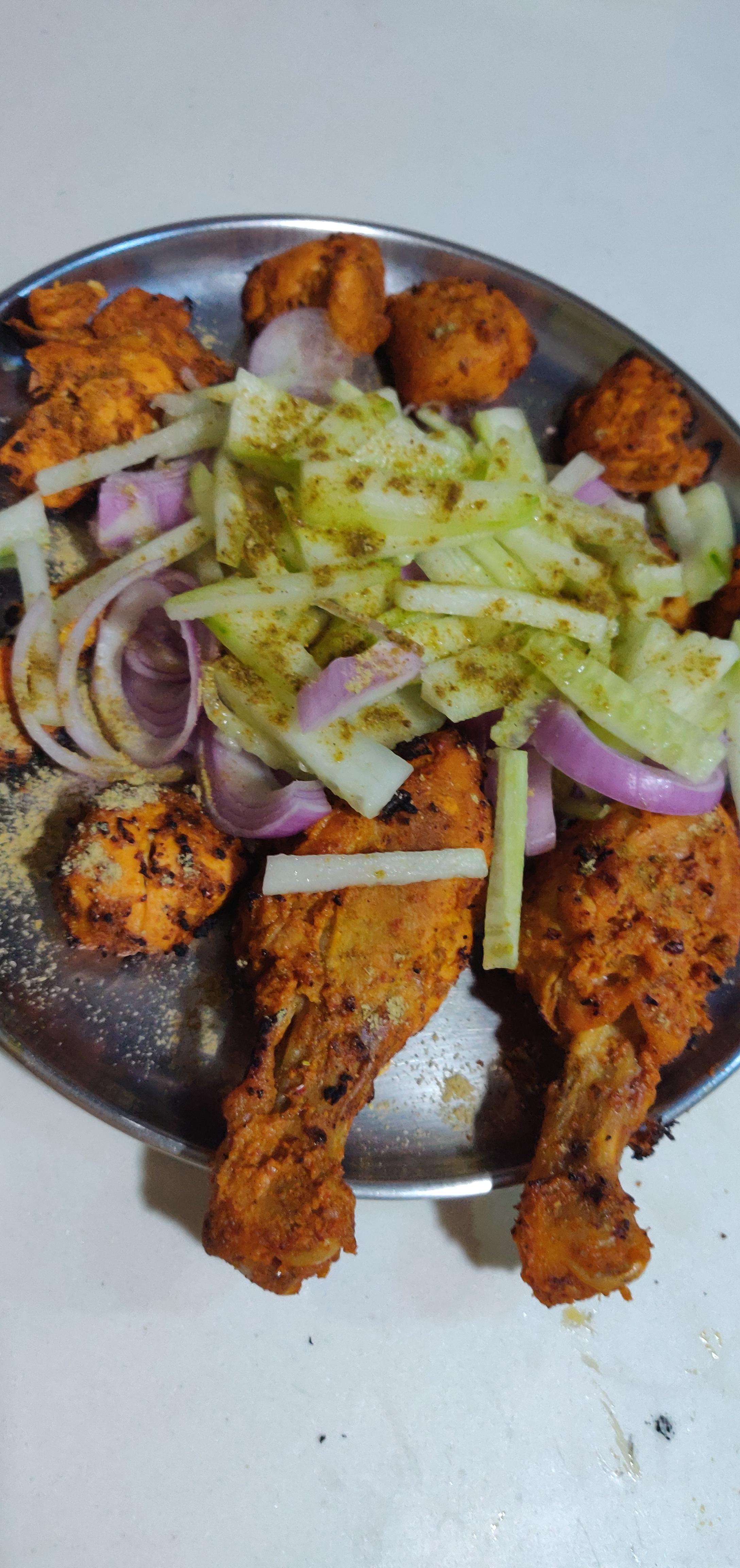 Chicken Tikka made on gas stove r/IndianFood
