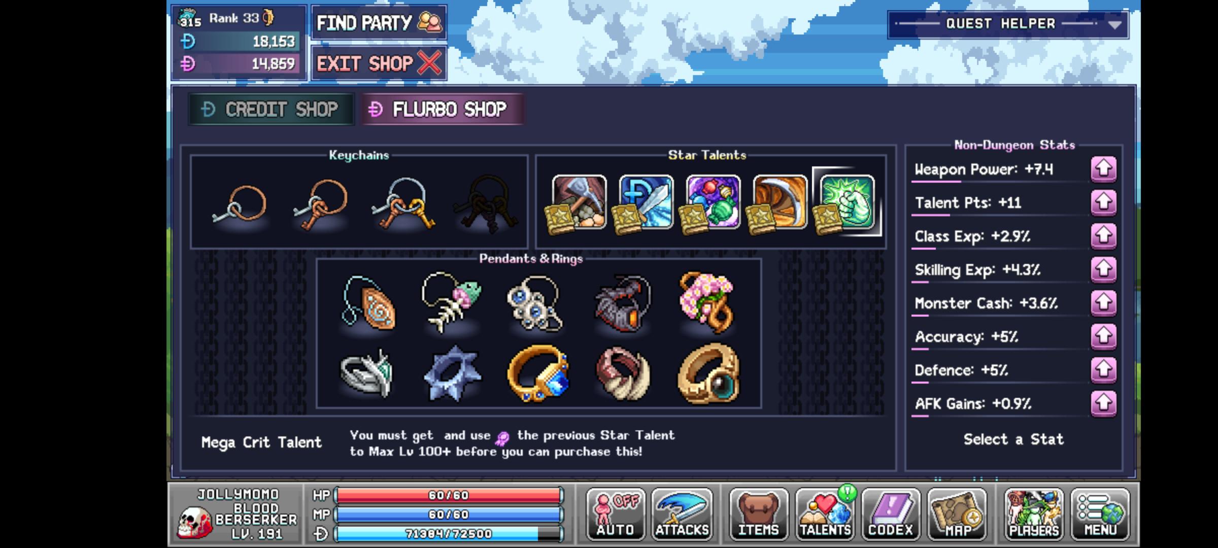 where should I spend flurbo? (haven't bought last ring or pendant yet