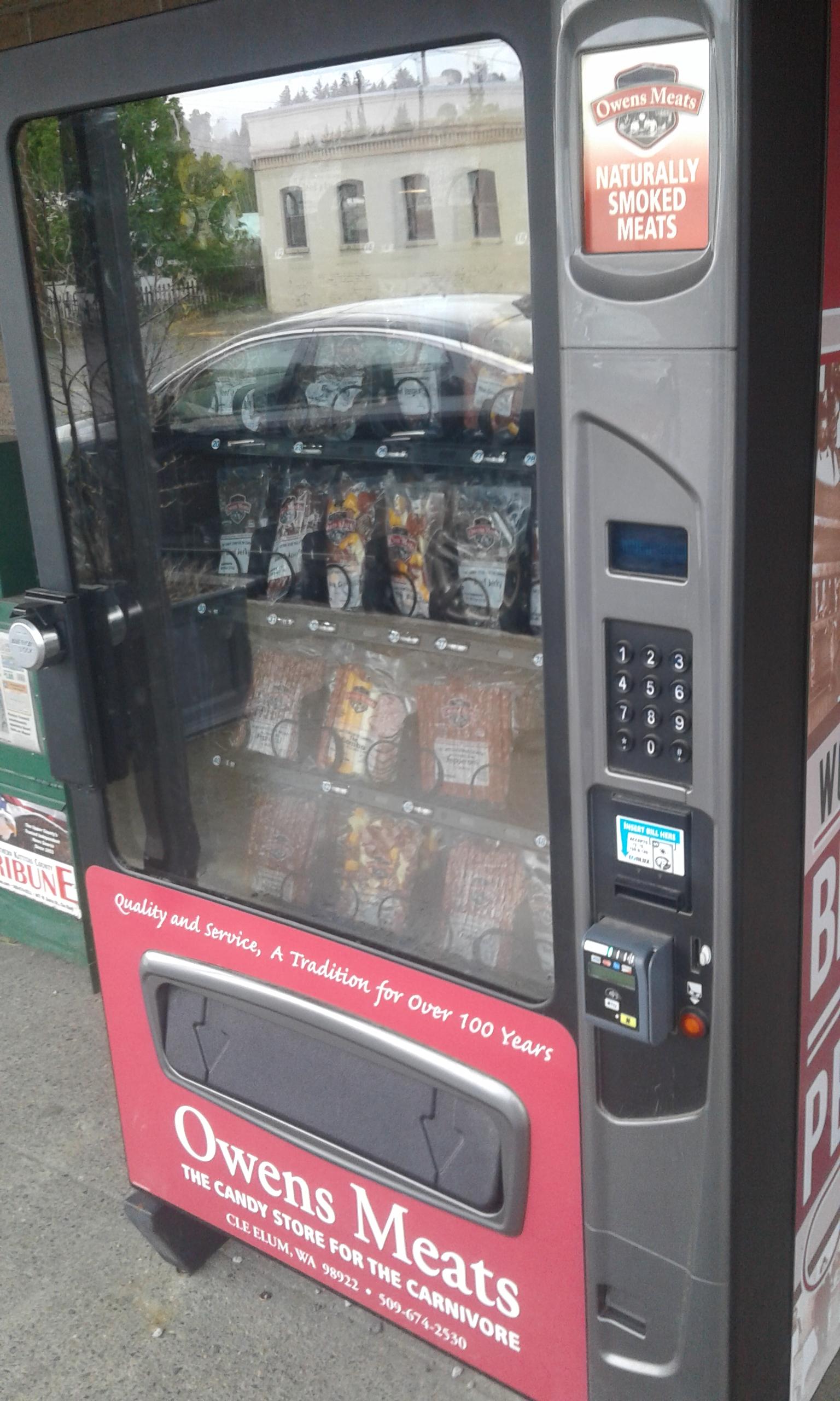 This meat shop has a vending machine that only sells meat r/mildlyinteresting
