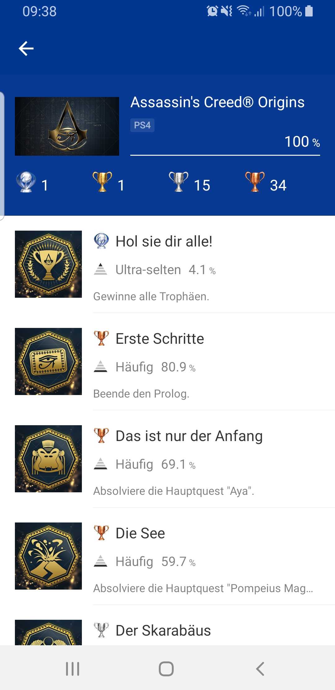 [Assassins Creed Origins] 13 Platinum, I just freaking love the AC