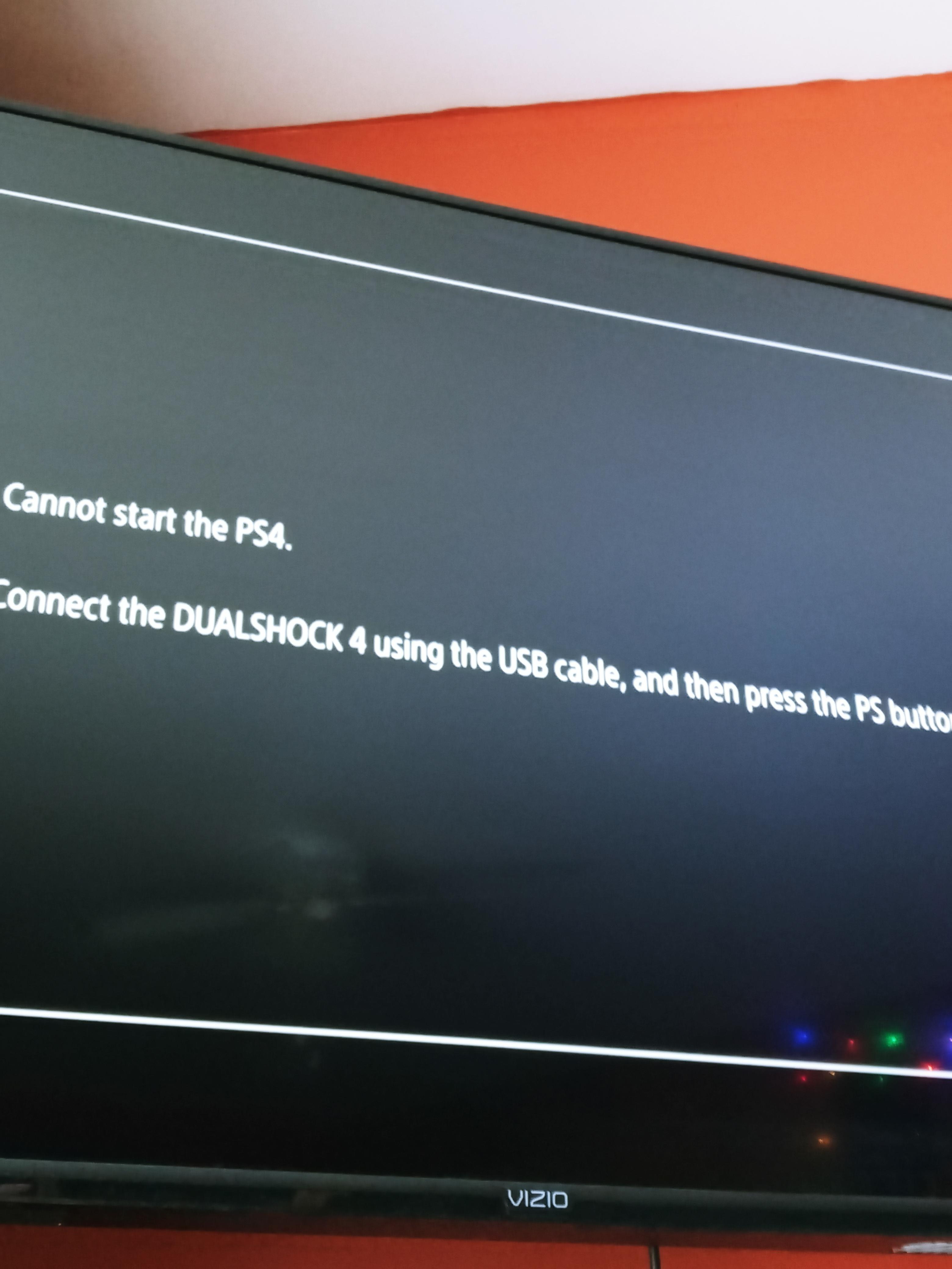 I need help. Our ps will will start with a screen saying checking