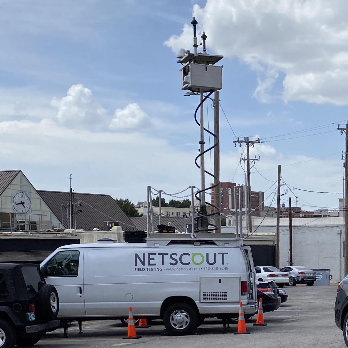NETSCOUT vans in downtown OKC this week r/okc