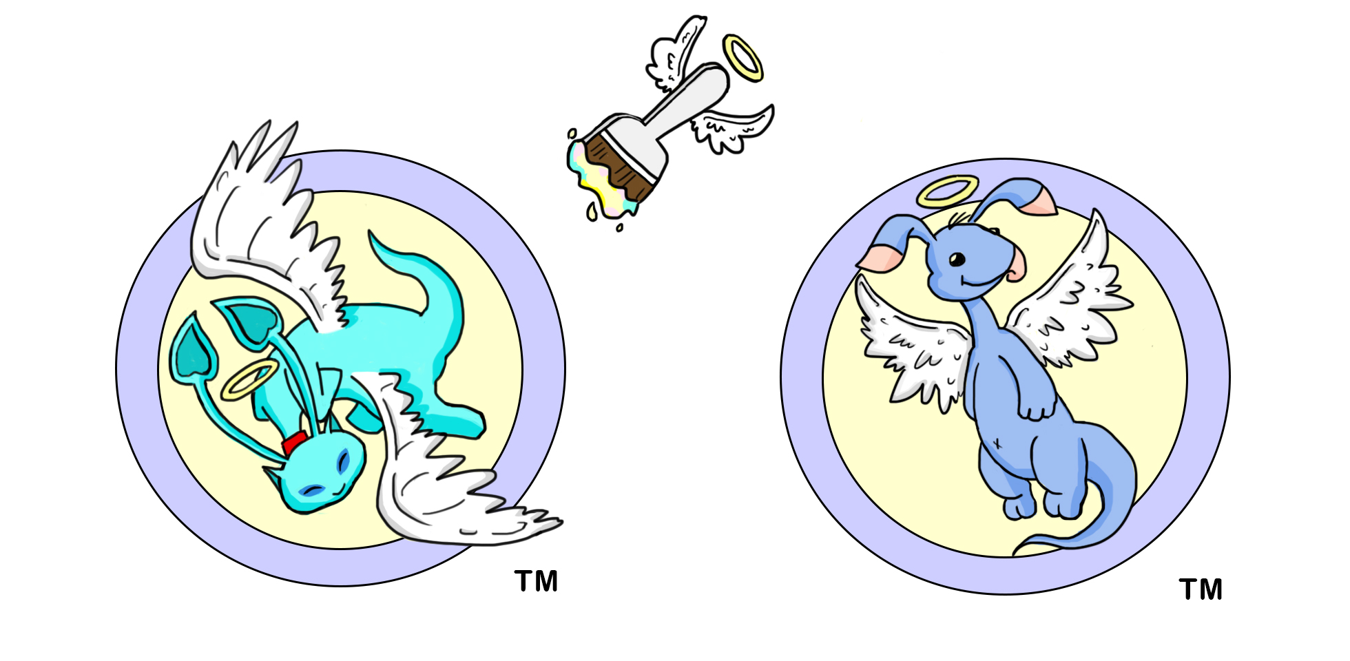 Angel Aisha & Blumaroo I draw! r/neopets