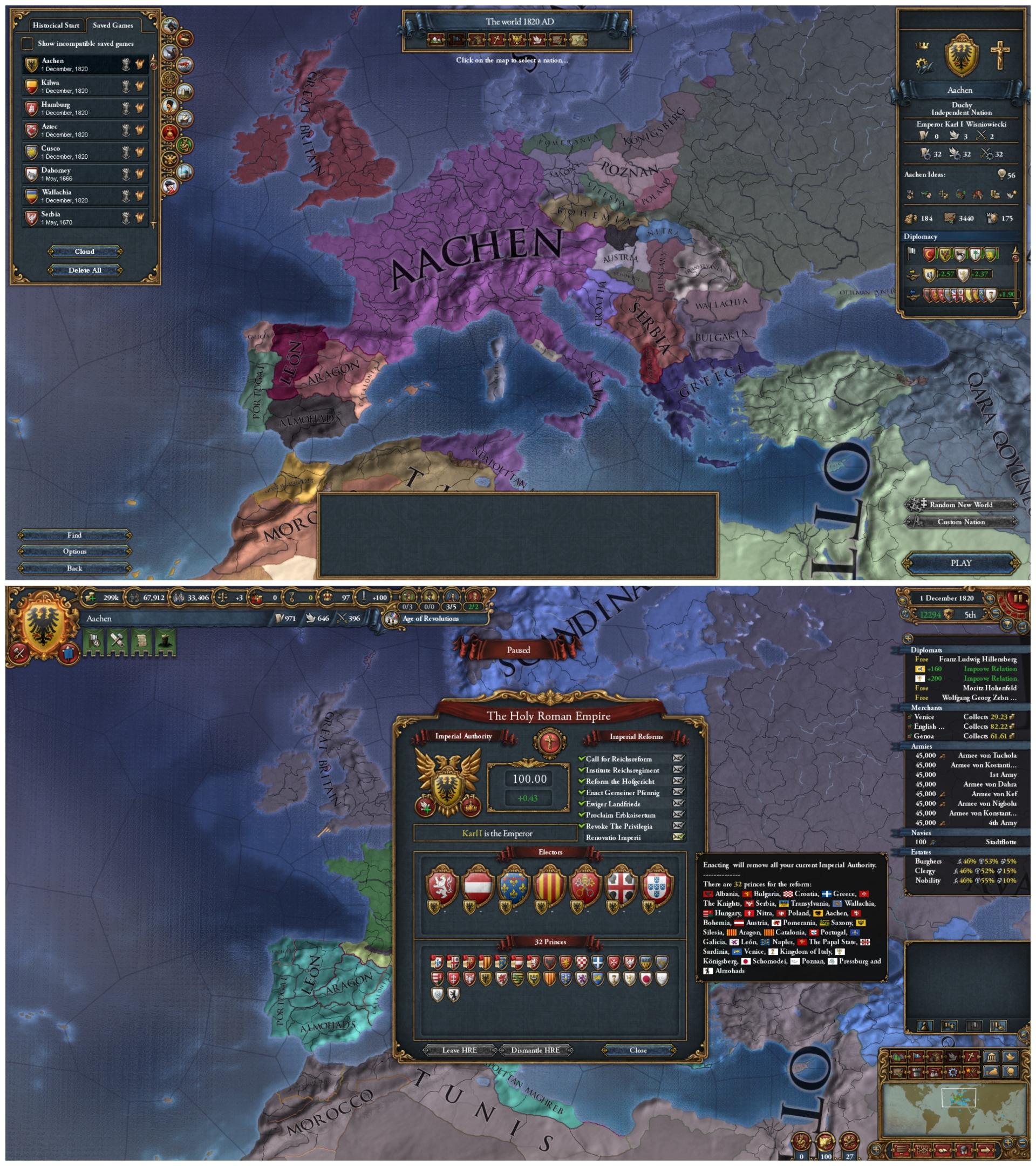 Charlemagne's Legacy the only remotely acceptable Holy Roman Empire