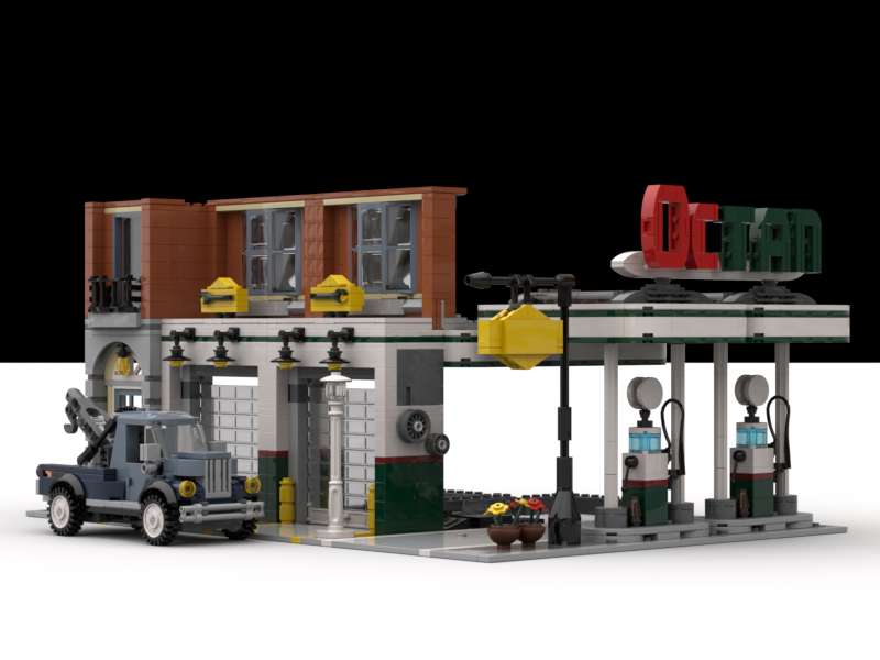 Double Corner Garage MOC r/lego