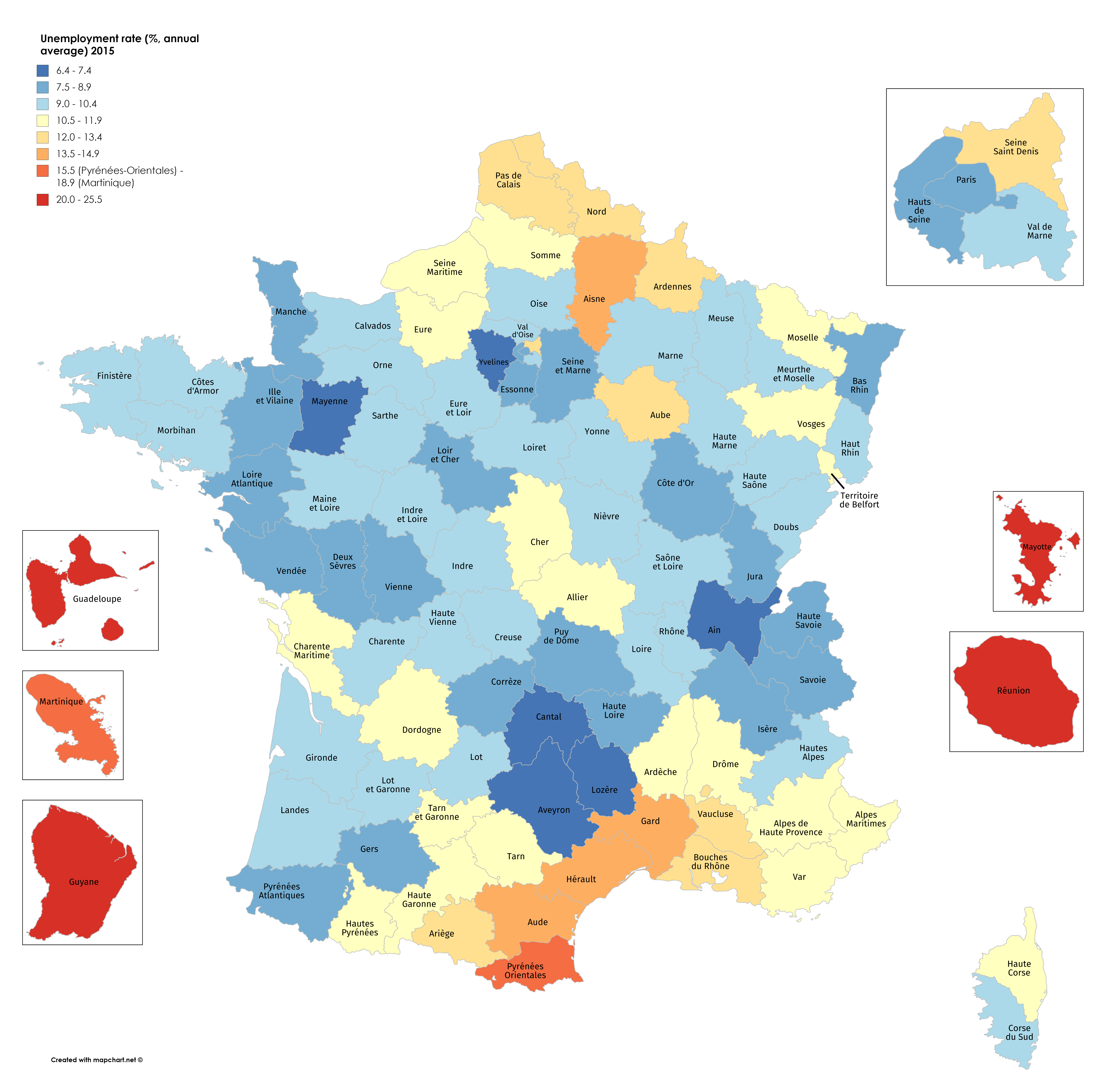 New Unemployment Map Of France X Mapporn My XXX Hot Girl