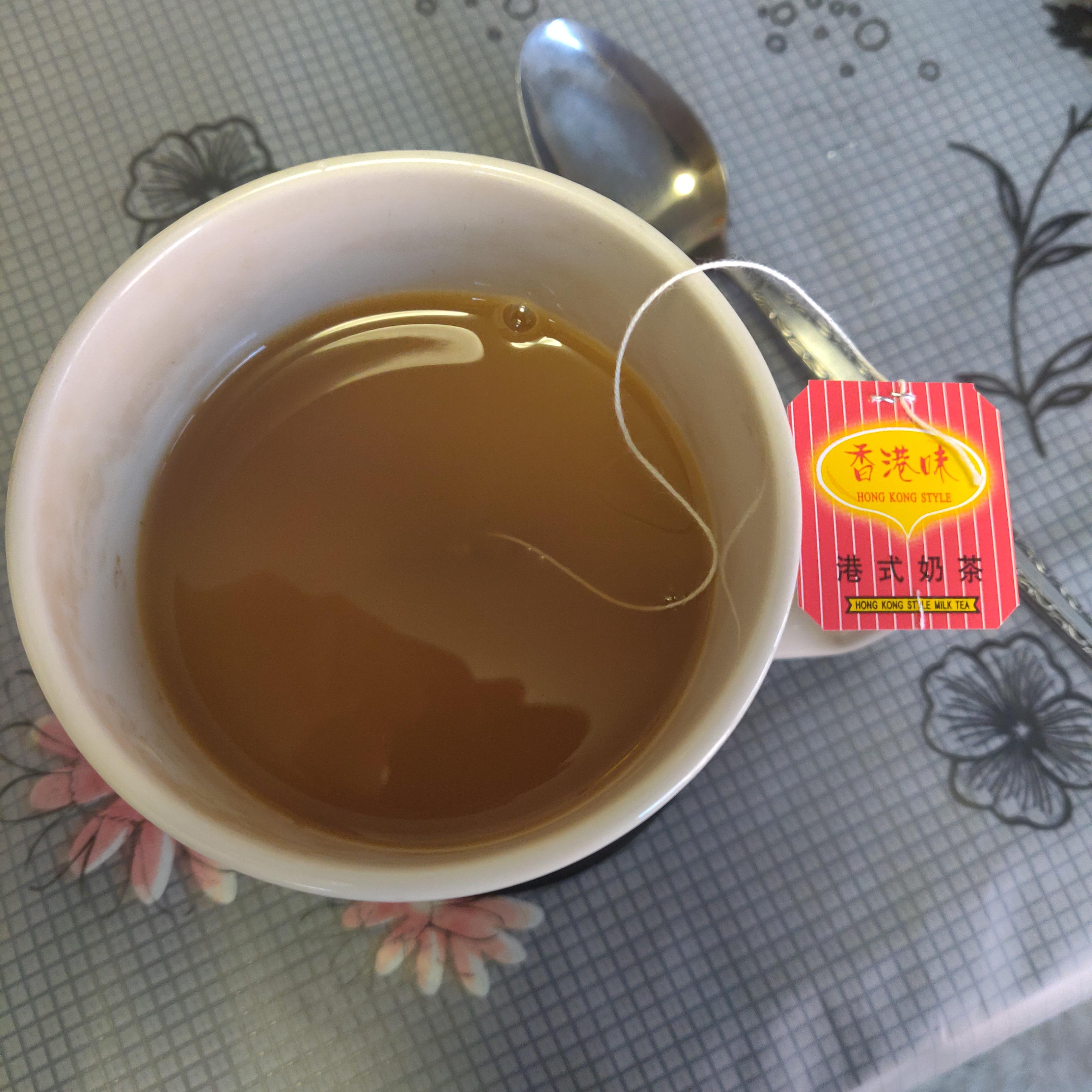 Hong Kong Style Milk Tea, with Soy Milk. Yum! r/tea