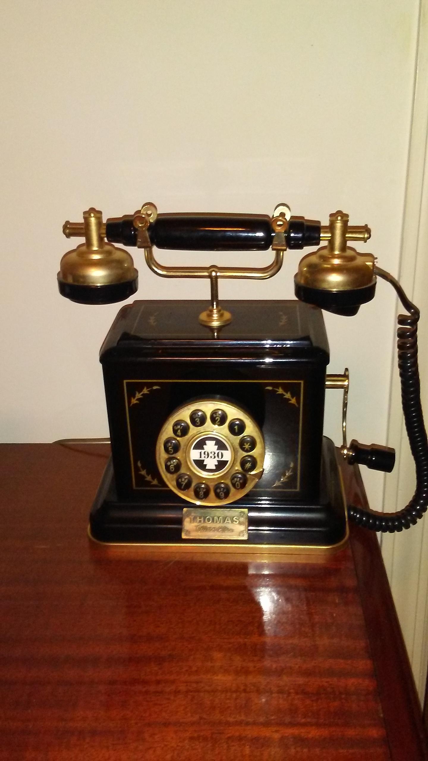 This 1930s phone in my fiancee's grandma's house r/OldSchoolCool