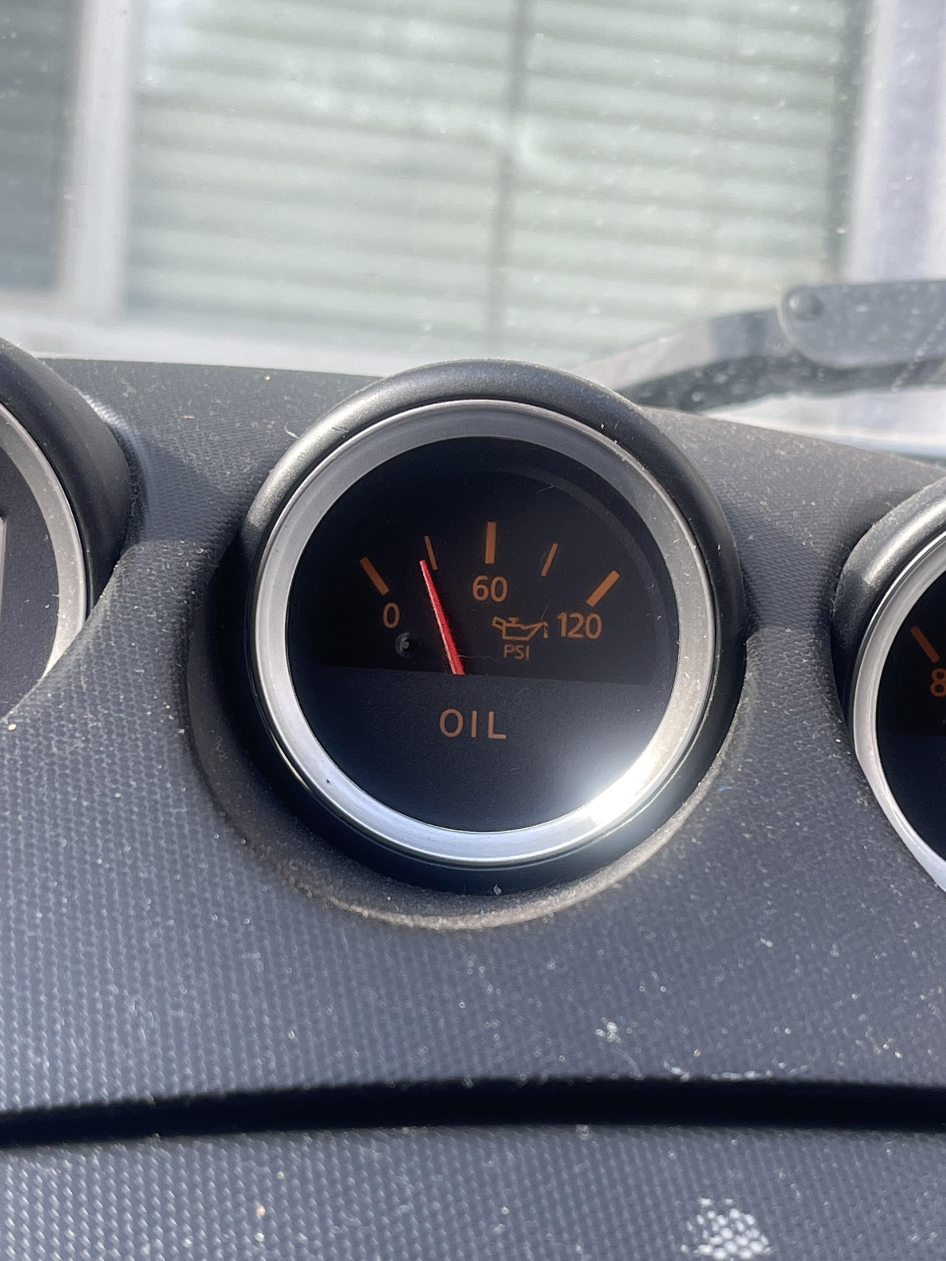 Oil pressure questions. So I have a 05 MT non rev up 350z, and my oil