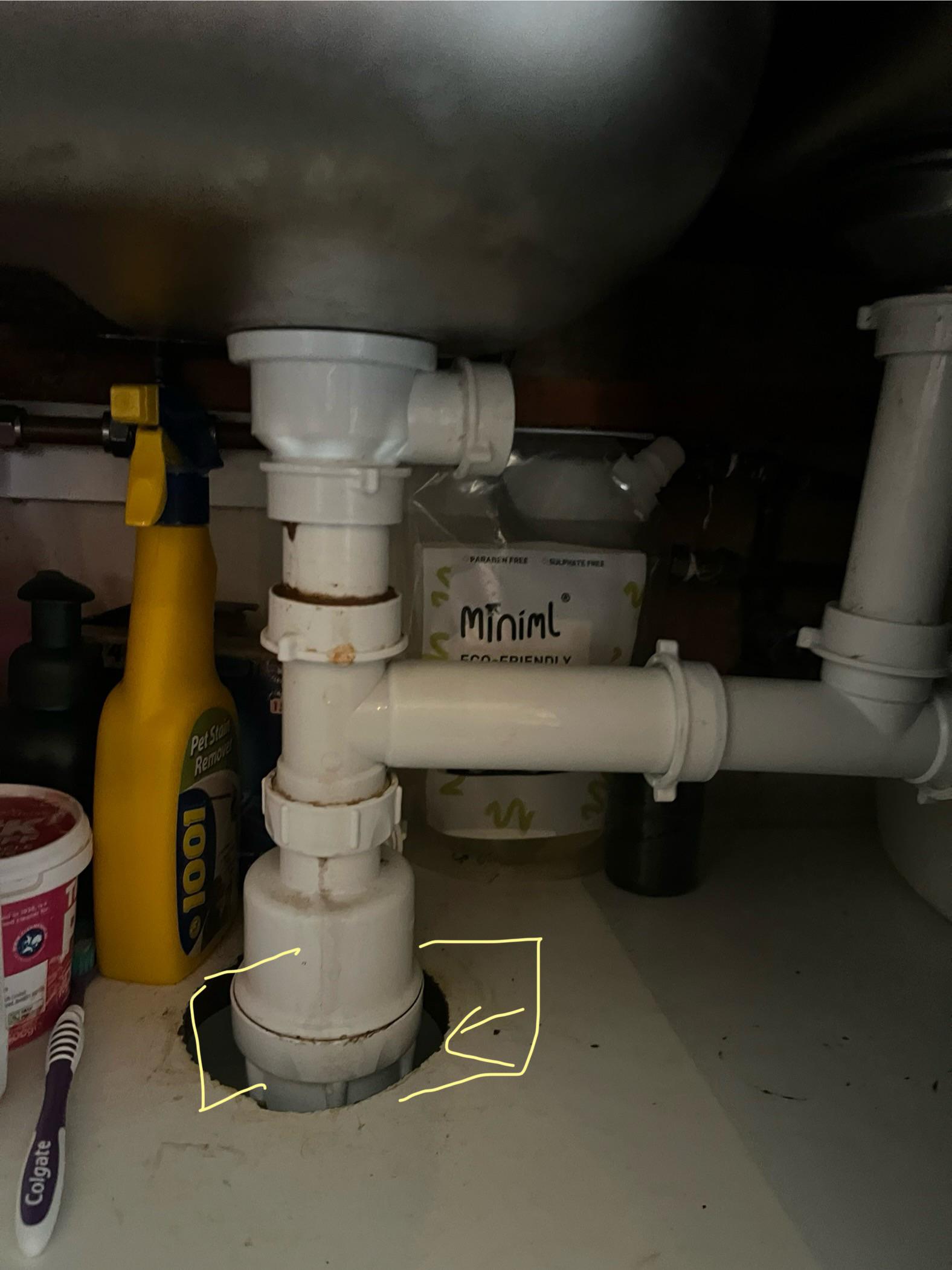 How to fix leaky pipe under the sink? r/DIYUK