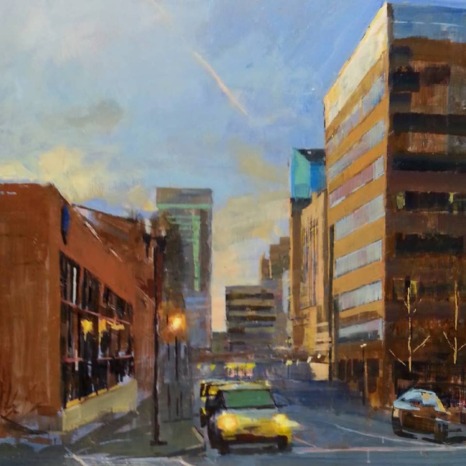 Lexington from Old Vine oil painting r/lexington