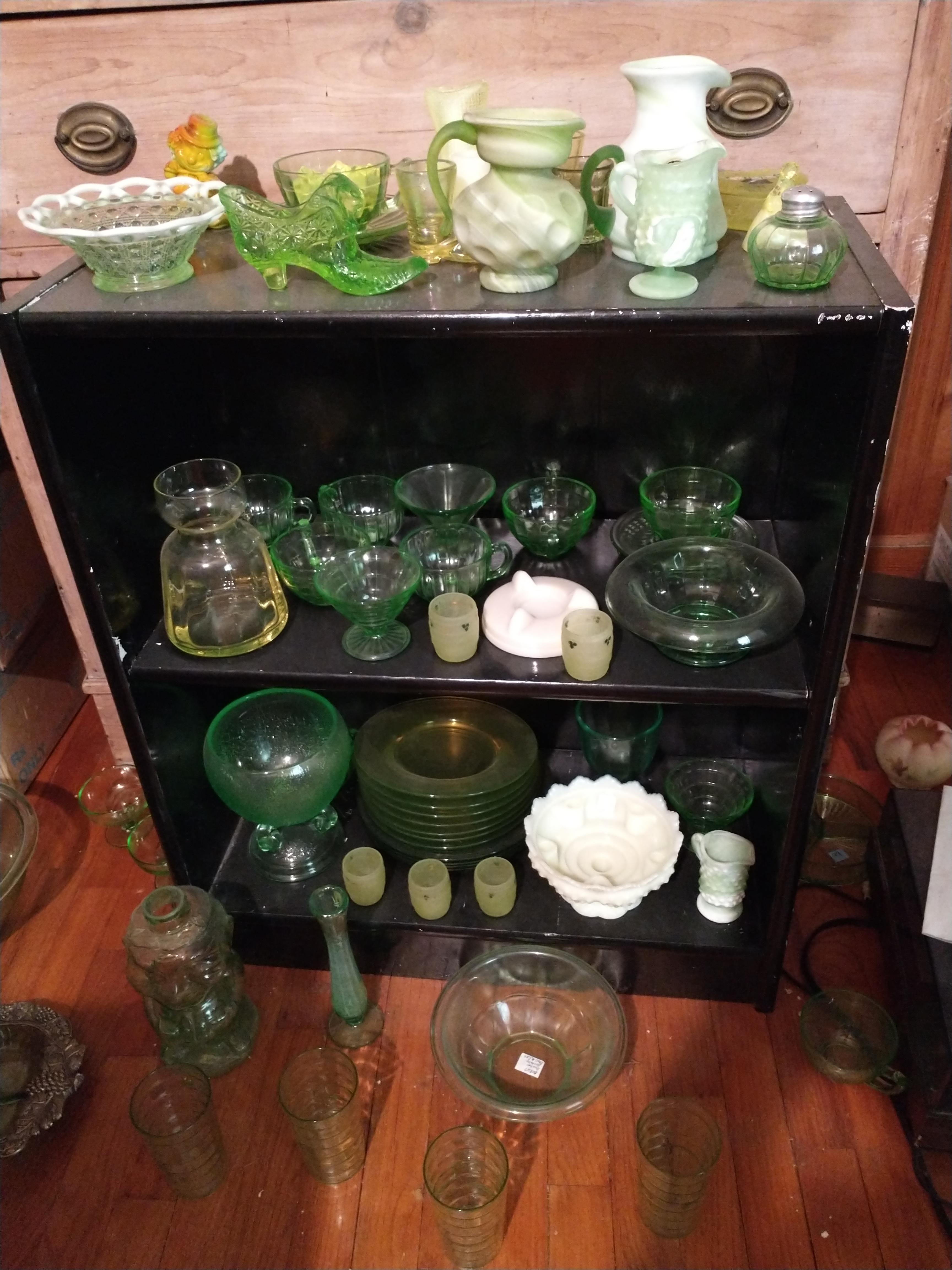 Some of my collection. 🙂 Also I am wanting to network with other glass collectors so follow me