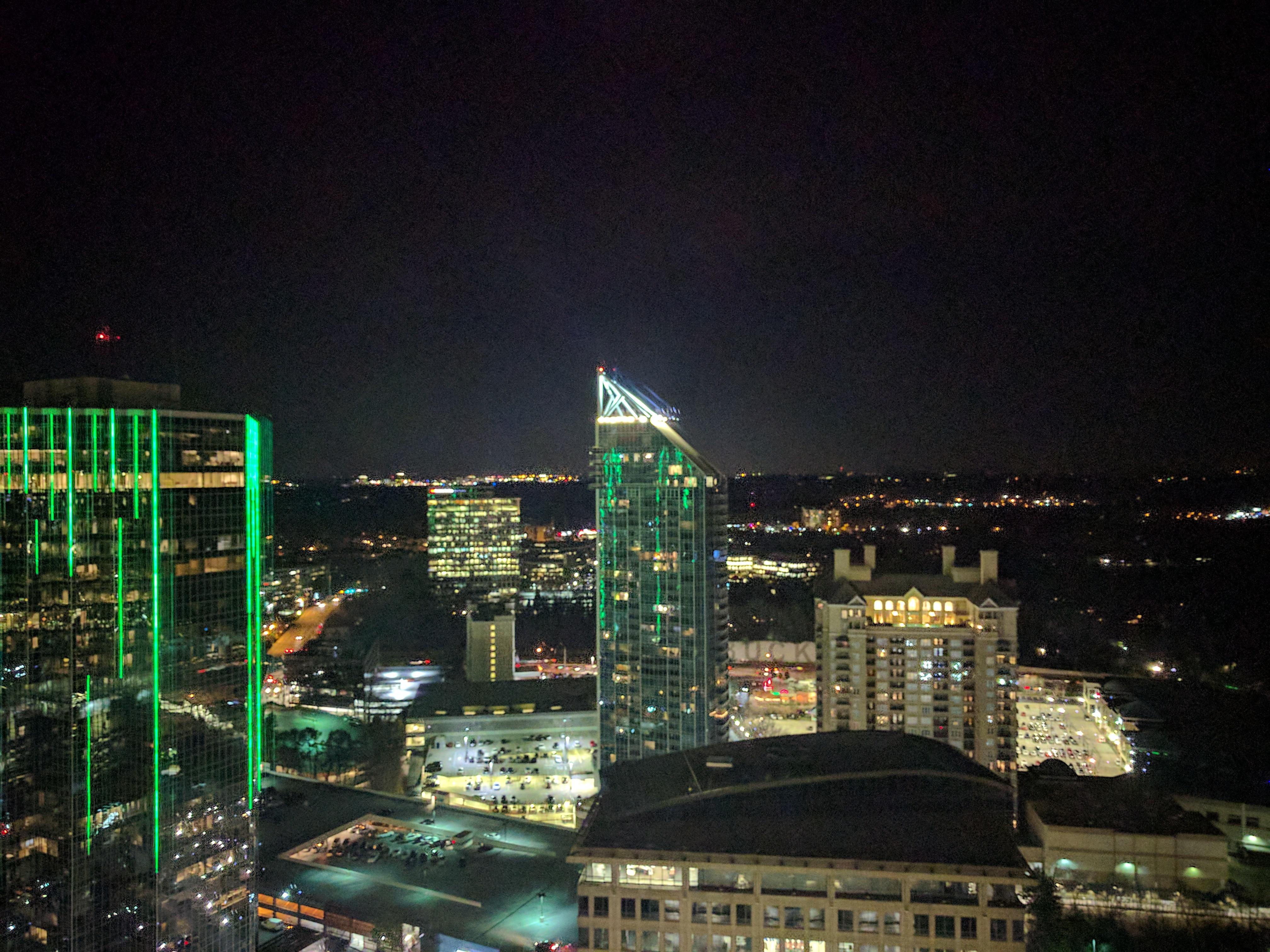Night view from Buckhead r/Atlanta
