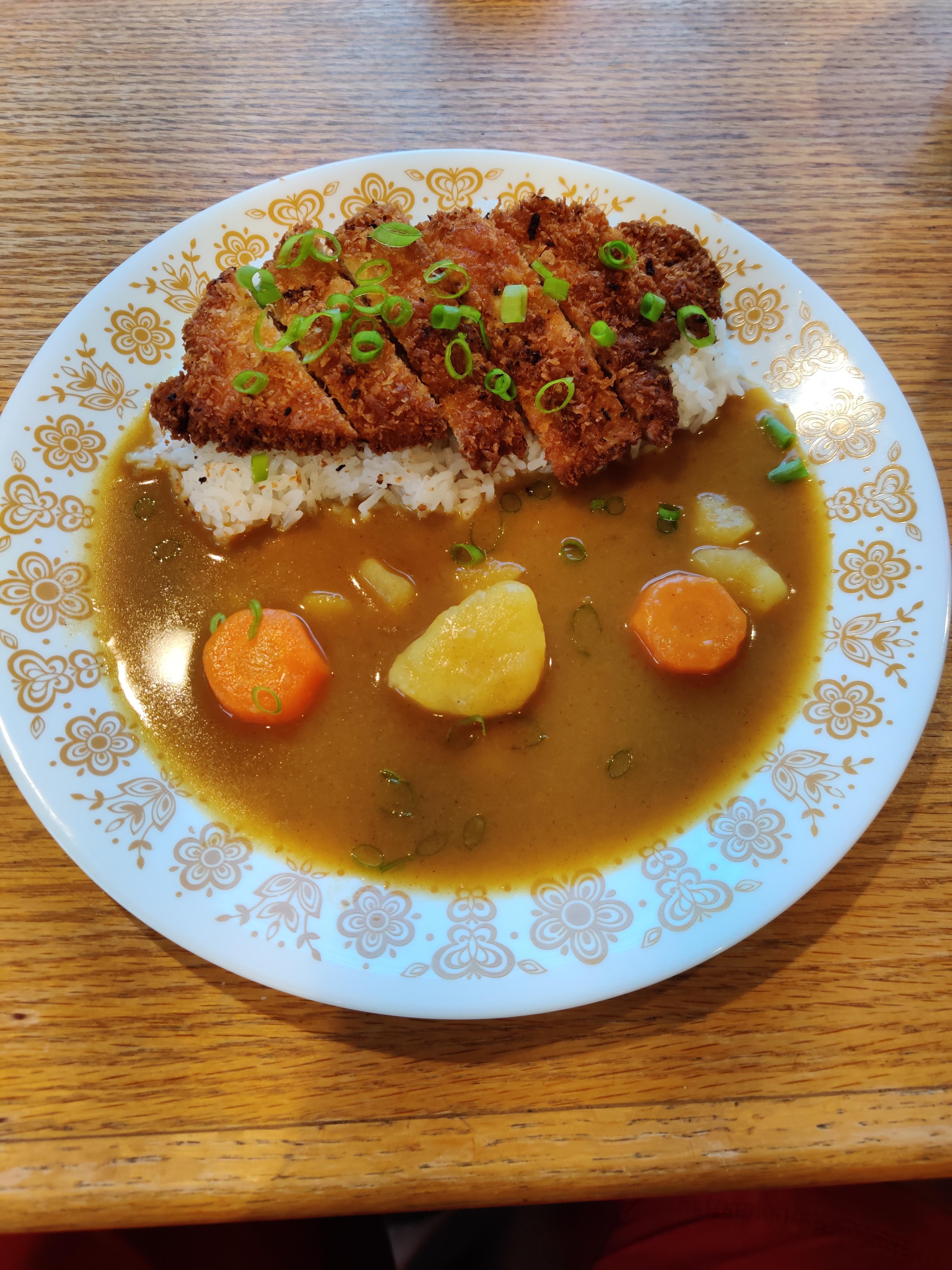 [Homemade] Curry Pork Cutlet r/food
