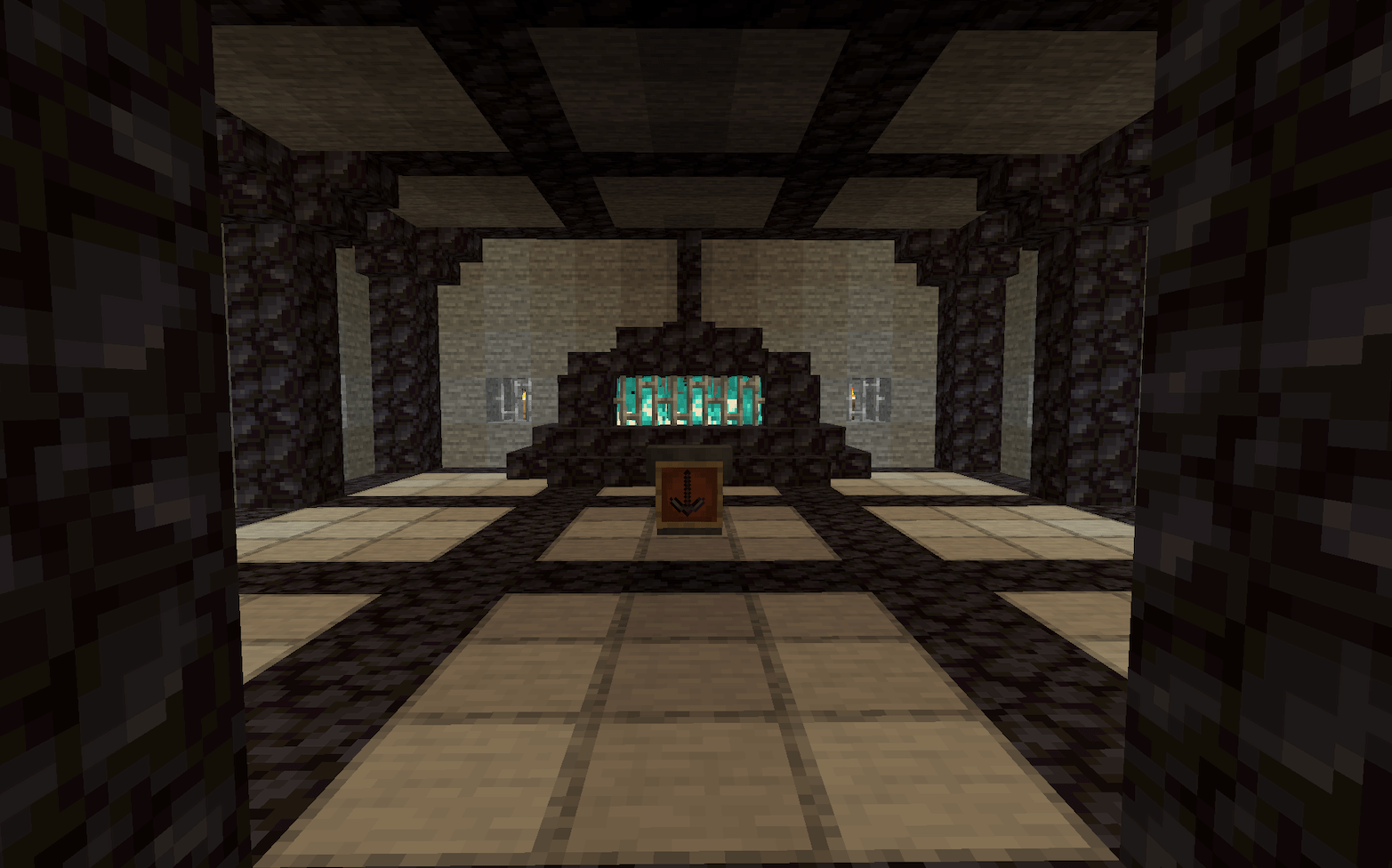 My minecraft Blackstone (got the room design from a mod) r