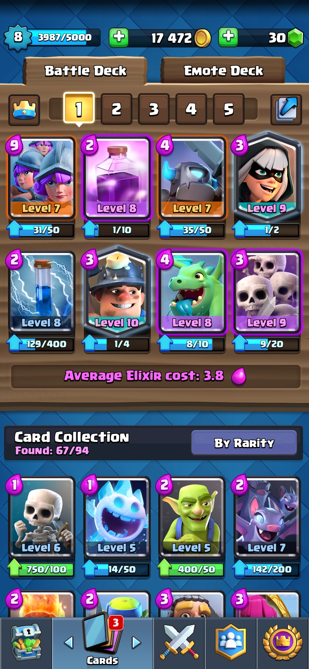 rate my deck ClashRoyale